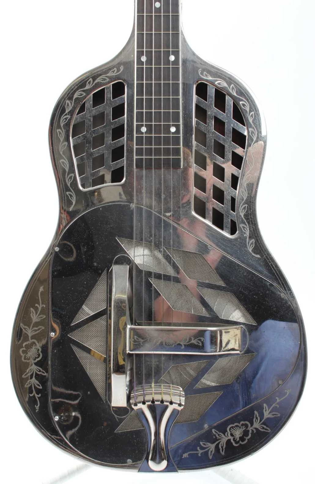 1932 National Style 2 Tricone Squareneck nickel plated - Image 2