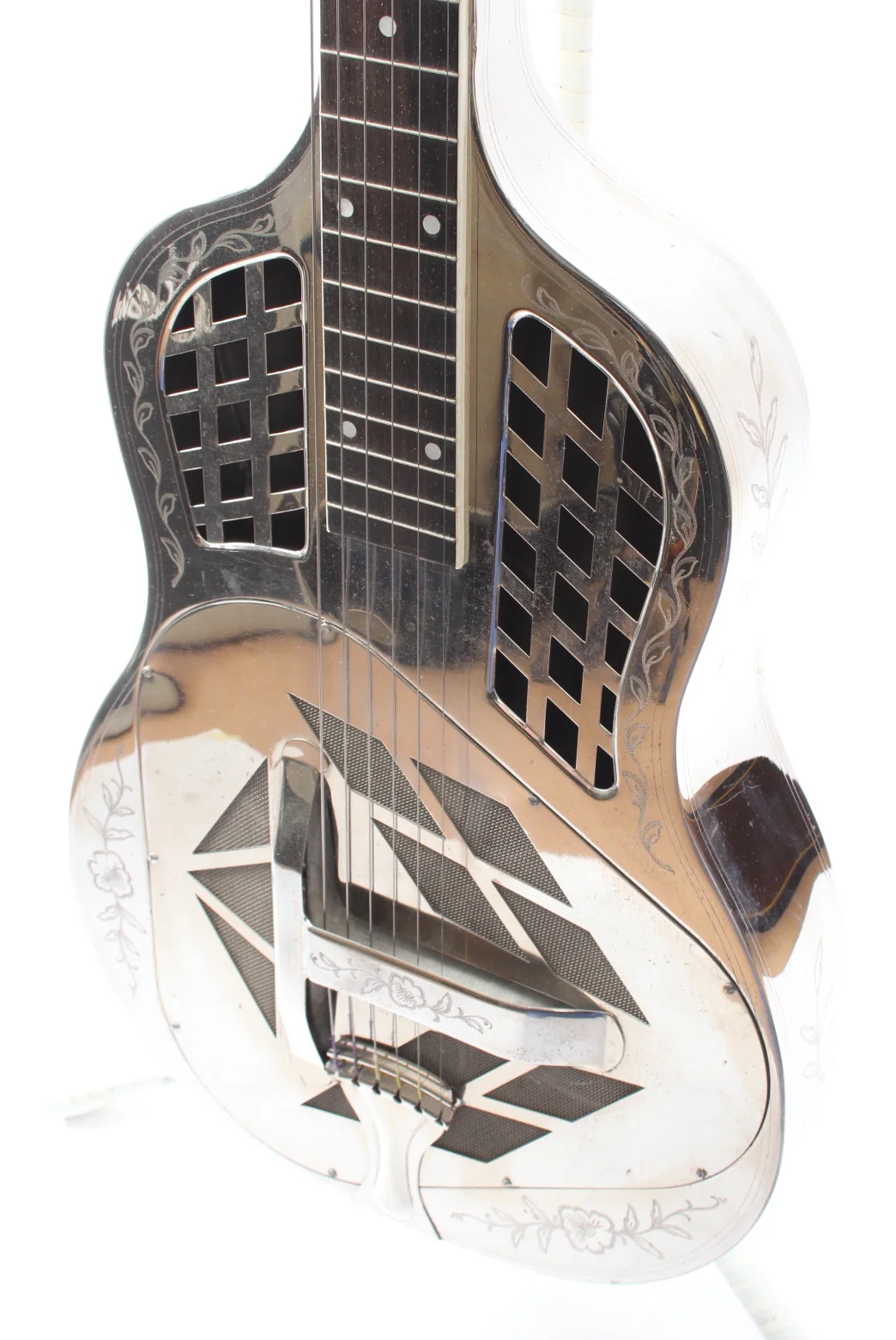 1932 National Style 2 Tricone Squareneck nickel plated - Image 3