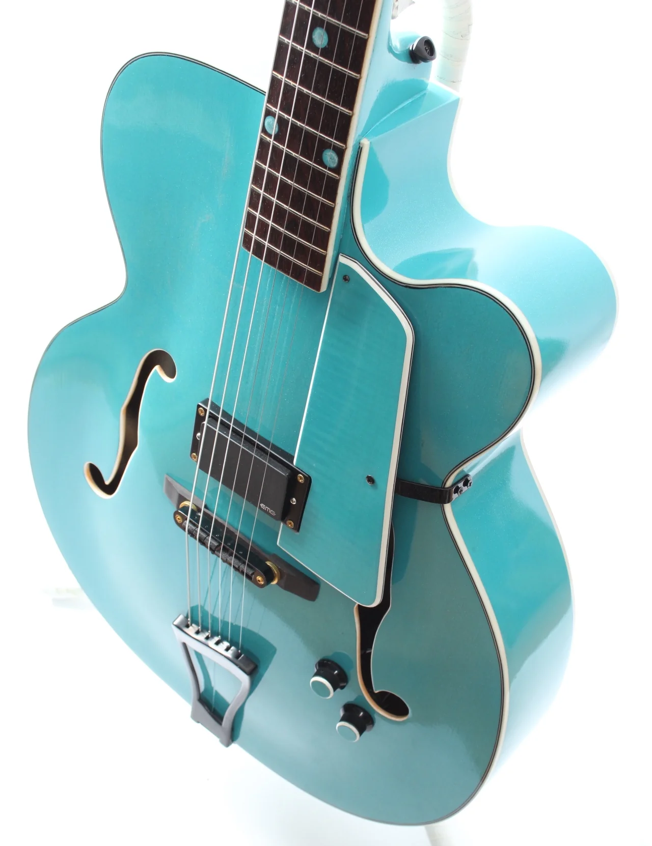 1950s Kay K8950 blue acqua sparkle - Image 3