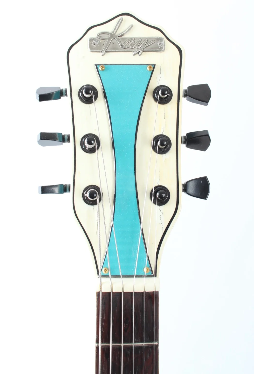 1950s Kay K8950 blue acqua sparkle - Image 5
