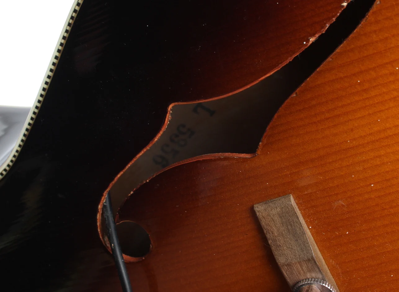 1950s Kay K6838 Deluxe sunburst - Image 11