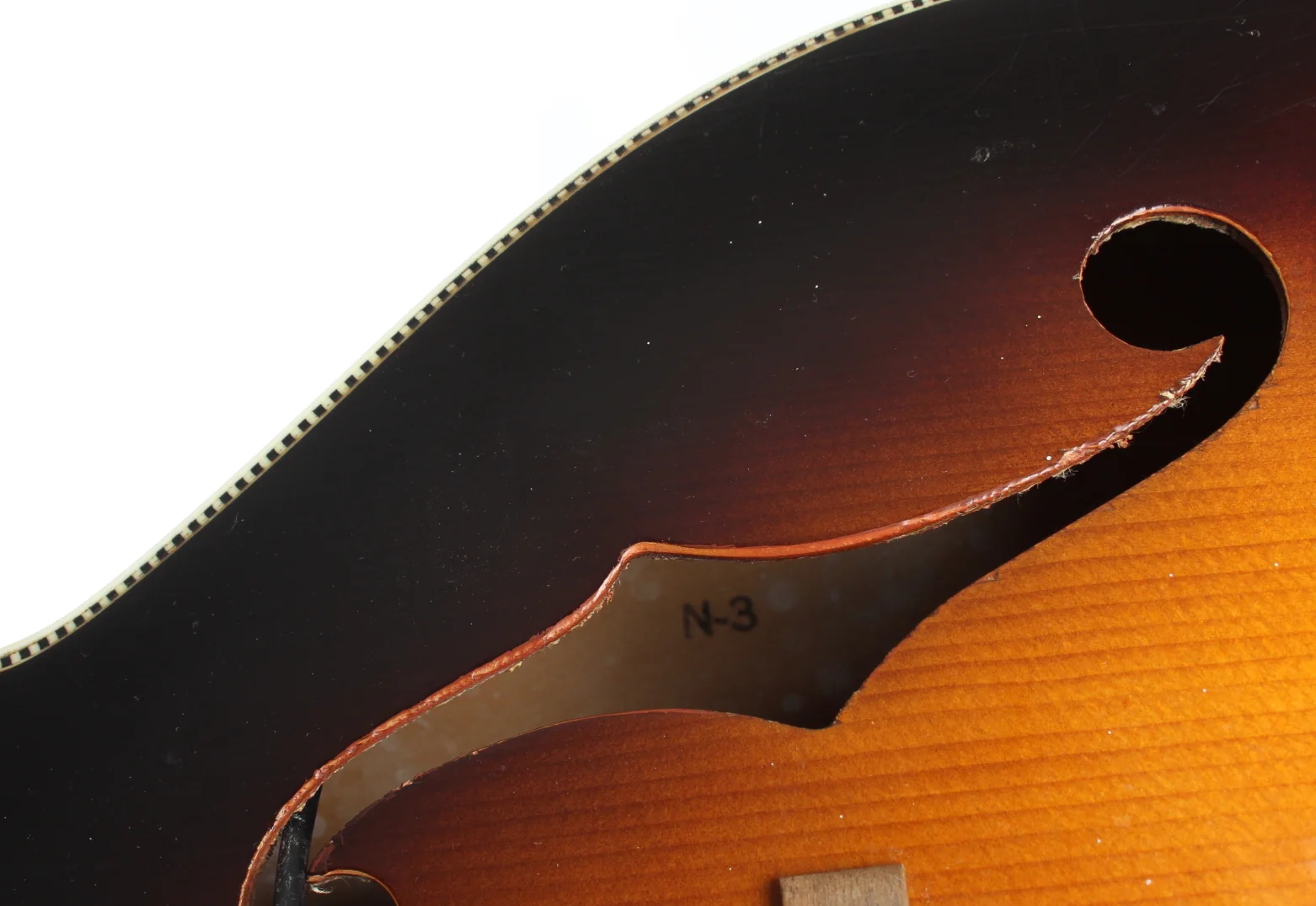 1950s Kay K6838 Deluxe sunburst - Image 12