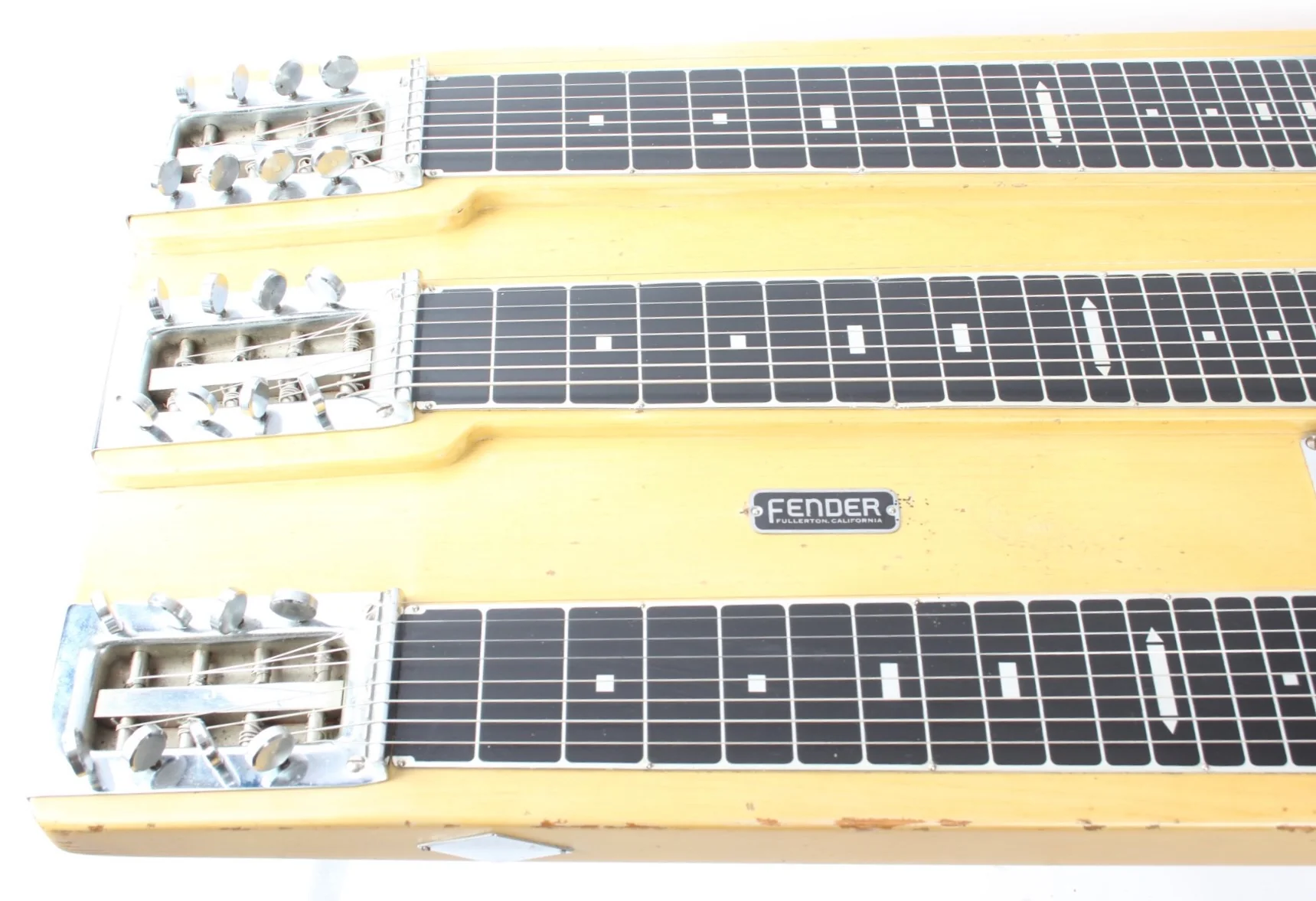 1952 Fender Custom T-8 triple neck console lap steel blonde - Image 3