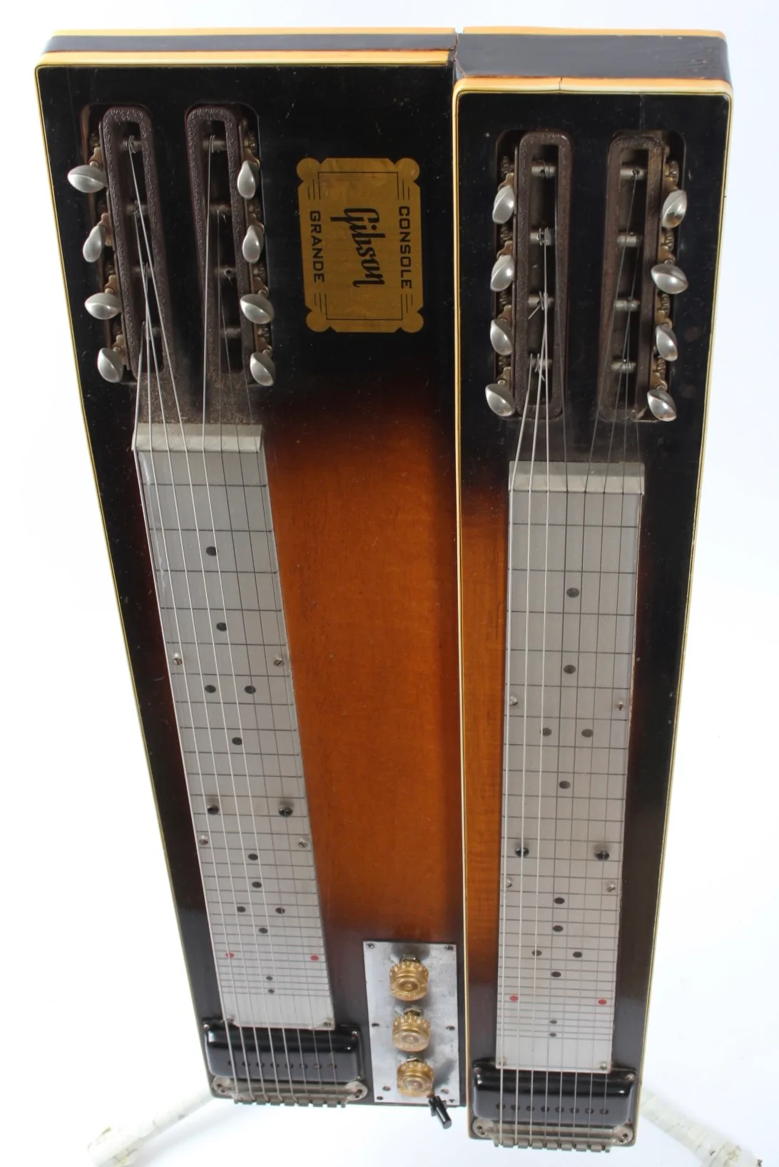 1953 Gibson Console Grande Double 8-String Neck Steel burst - Image 2