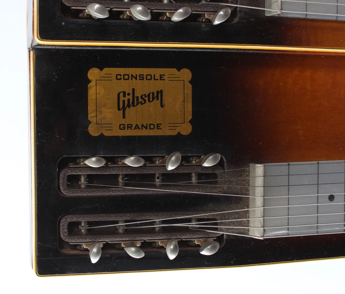 1953 Gibson Console Grande Double 8-String Neck Steel burst - Image 3