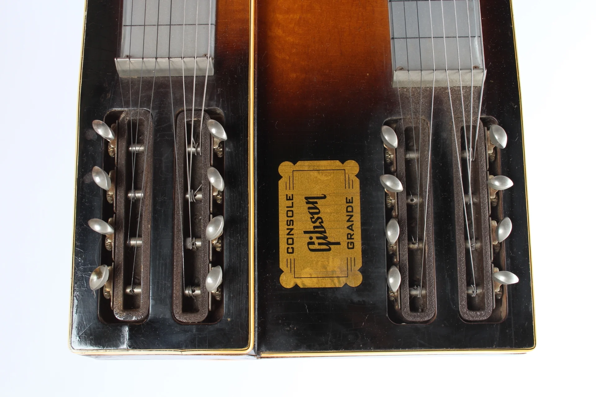 1953 Gibson Console Grande Double 8-String Neck Steel burst - Image 5