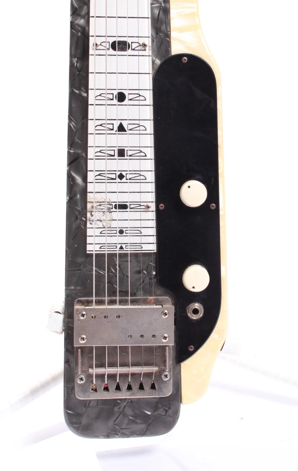 1953 Supro Streamliner lap steel mother of pearl duo-tone - Image 2