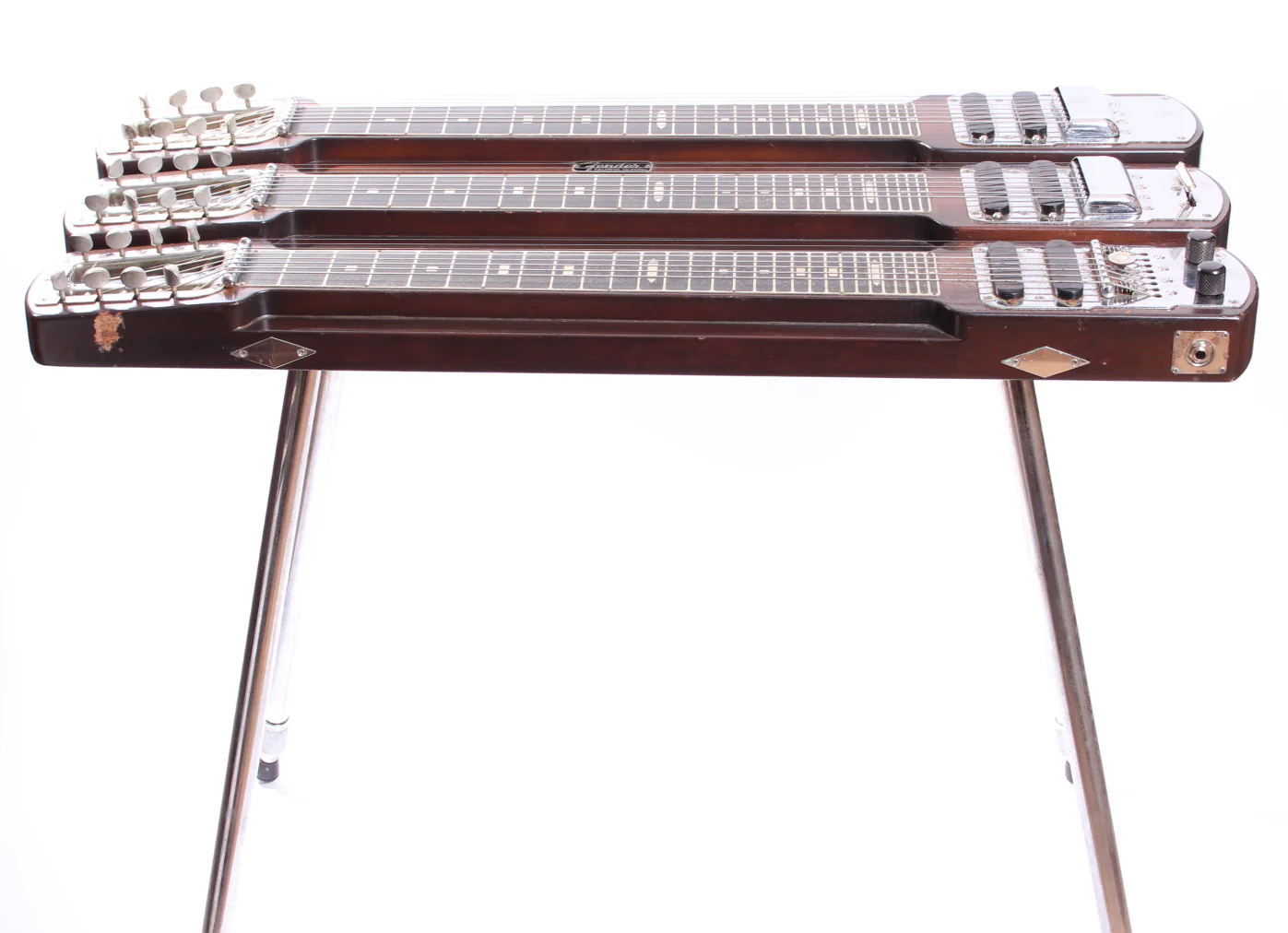 1955 Fender Stringmaster T8 Triple Neck Steel brown - Image 10