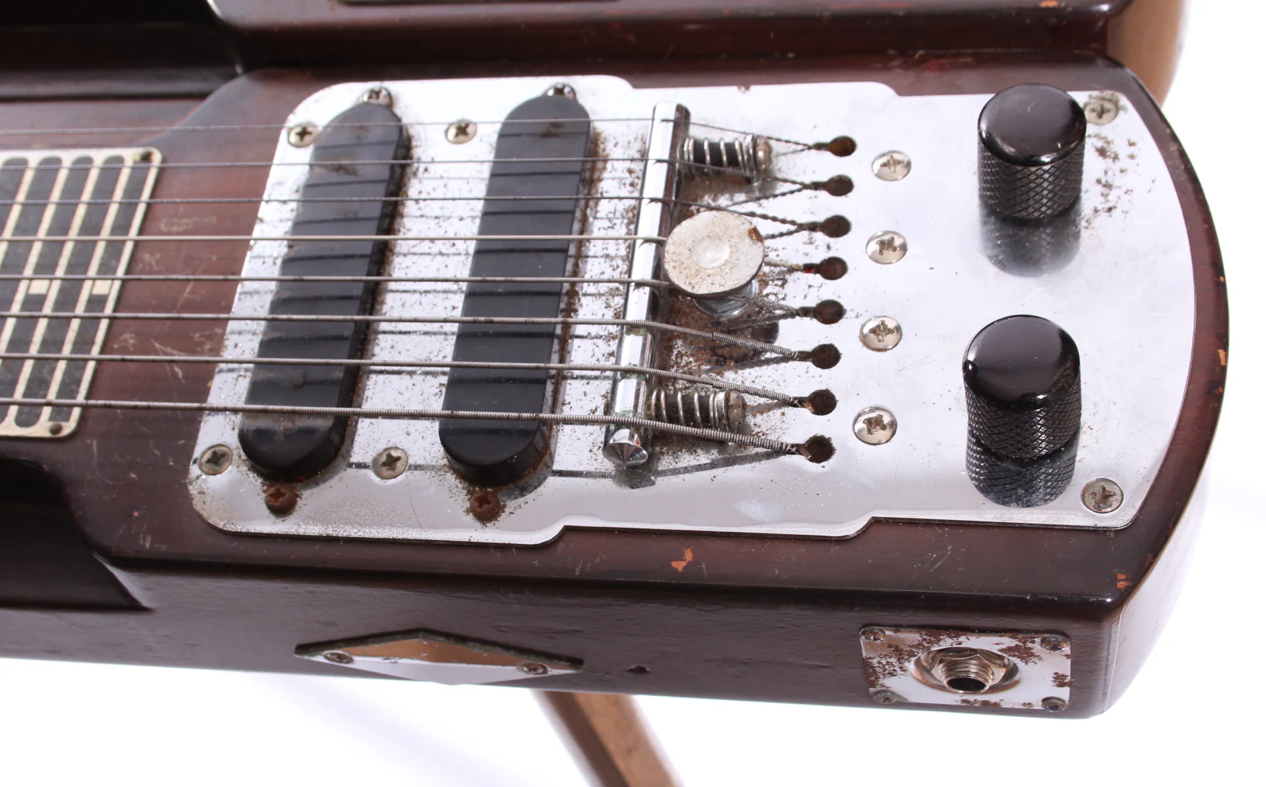 1955 Fender Stringmaster T8 Triple Neck Steel brown - Image 3