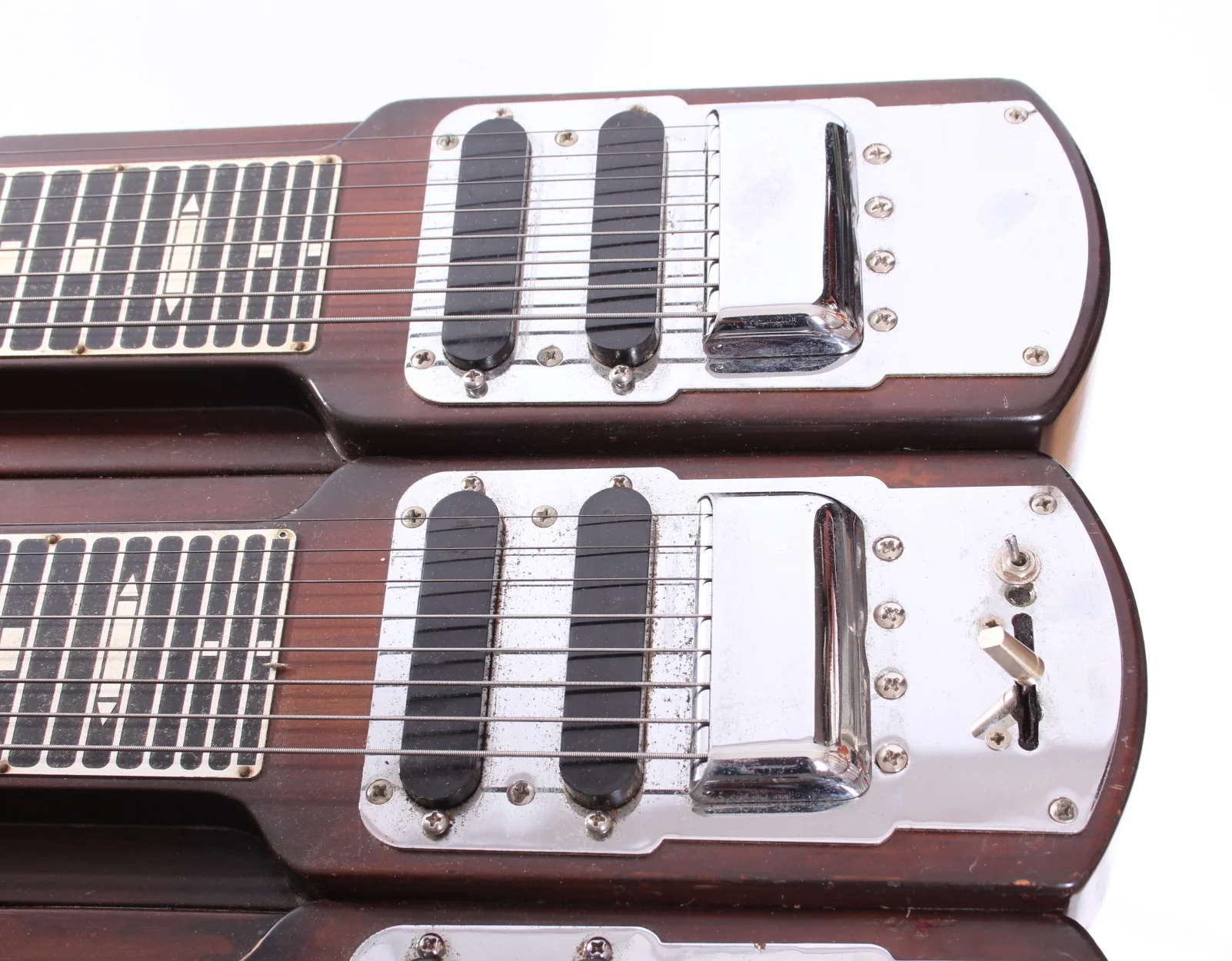 1955 Fender Stringmaster T8 Triple Neck Steel brown - Image 4