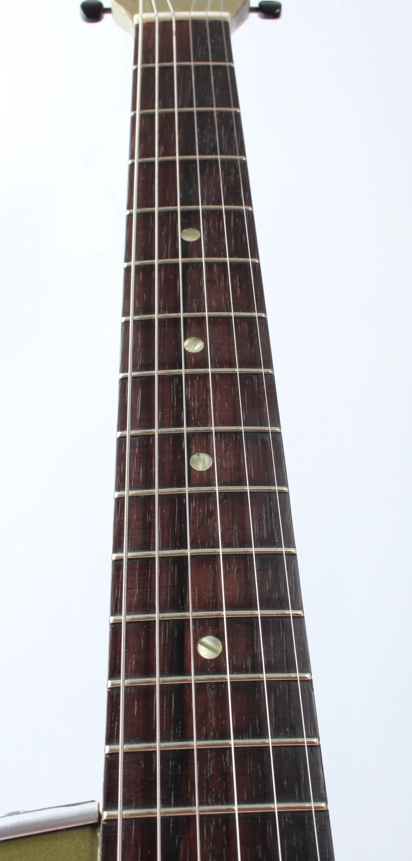 1956 Harmony Stratotone Newport H42 metallic green - Image 4
