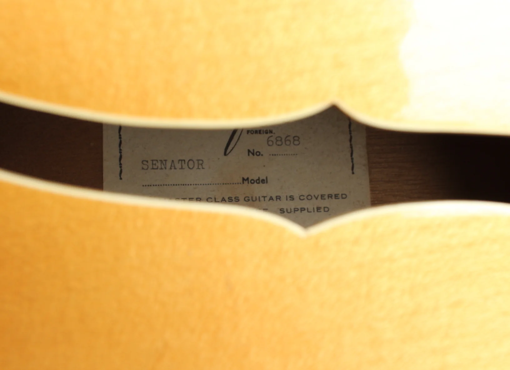 1958 Hofner Senator natural - Image 11