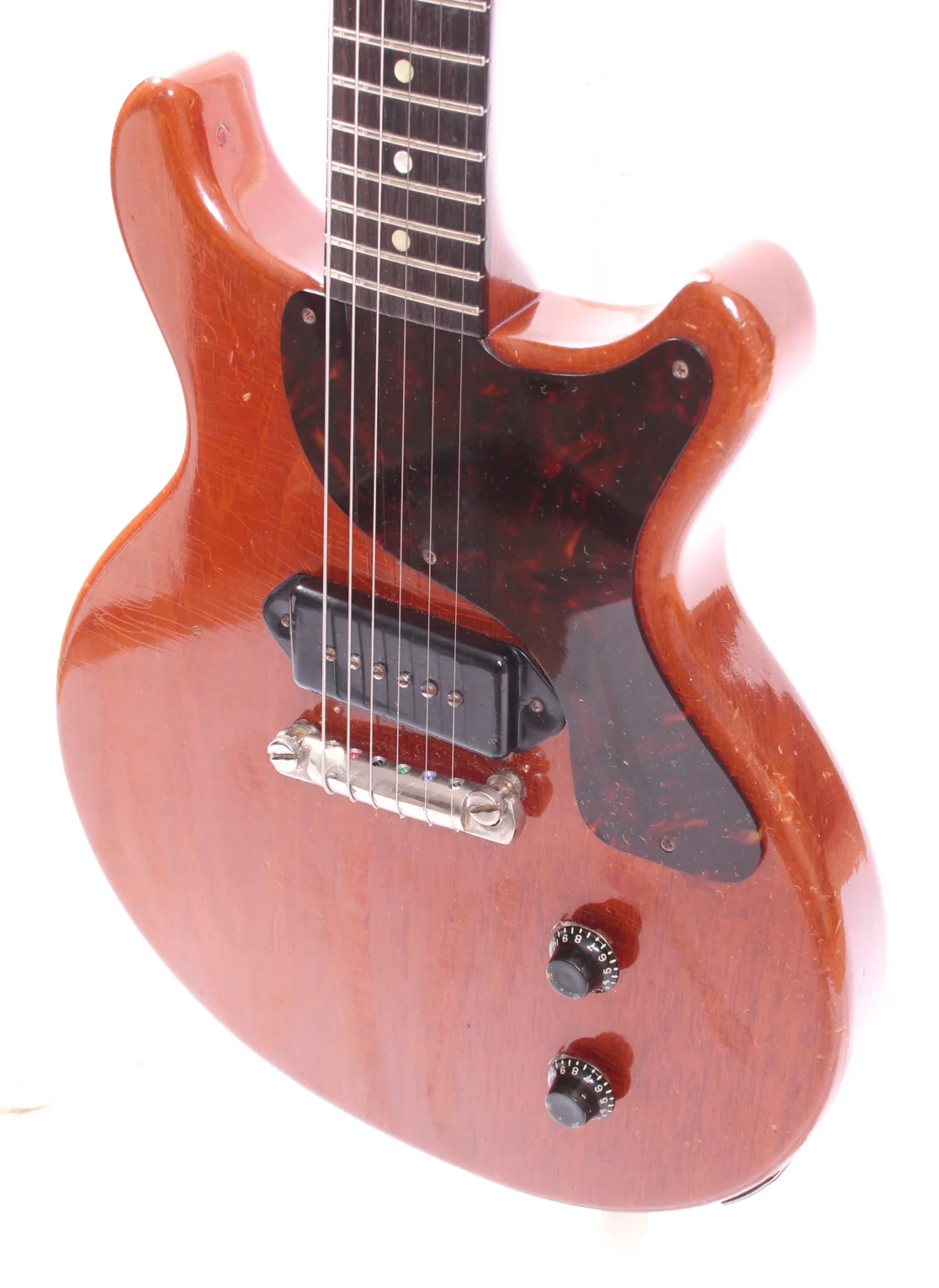 1959 Gibson Les Paul Junior DC cherry red - Image 3