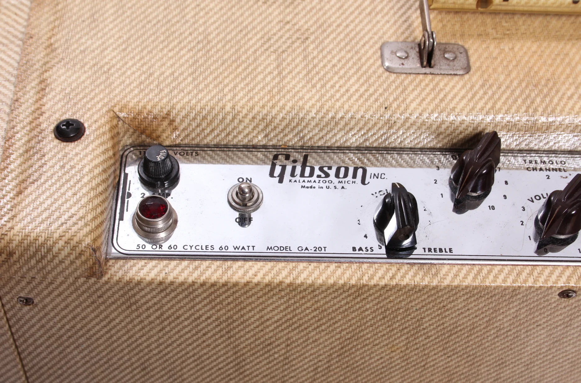 1960 Gibson GA-20T Ranger tweed - Image 7