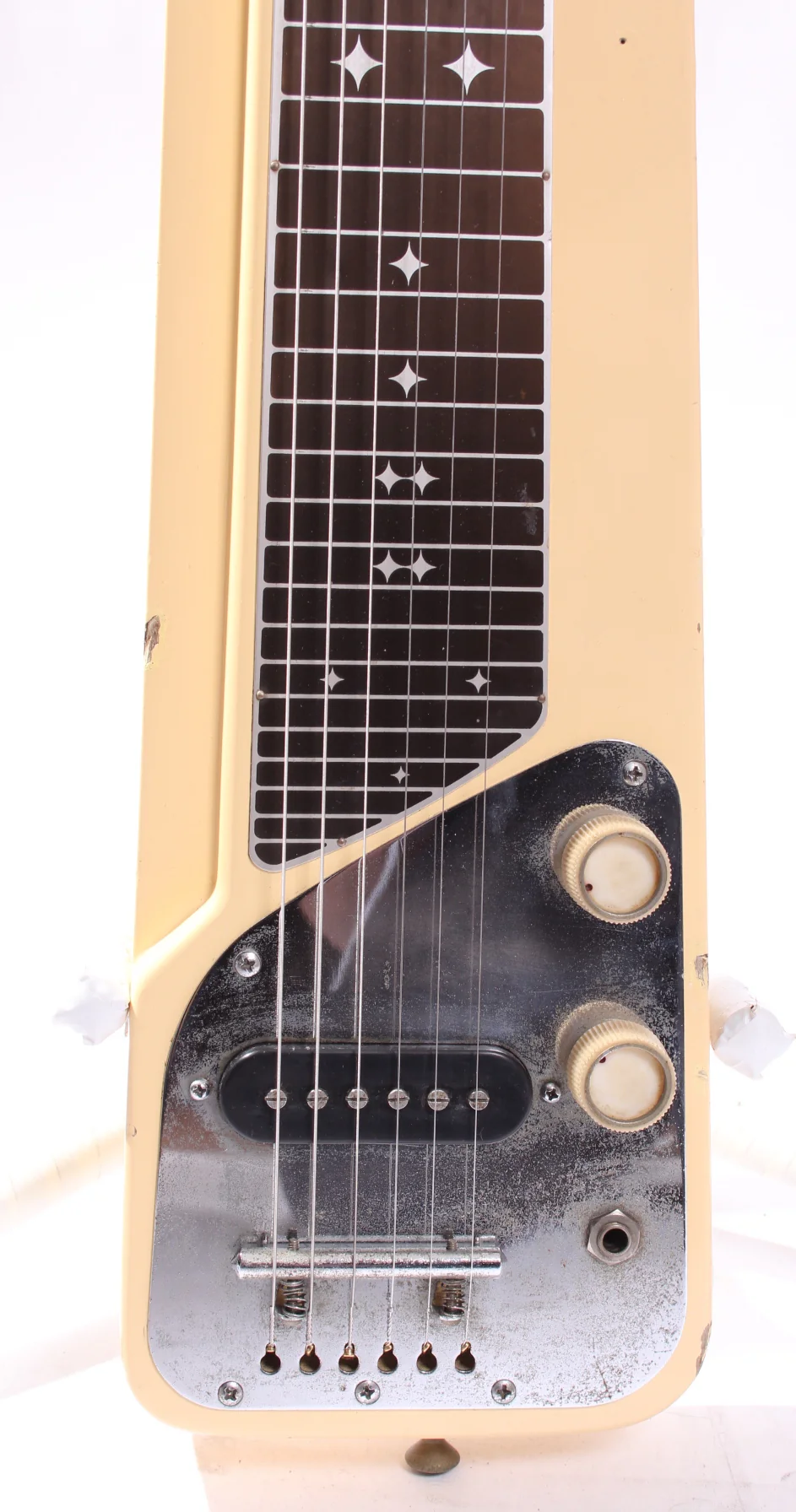 1960s Columbia Lap Steel CEG-581 white - Image 6