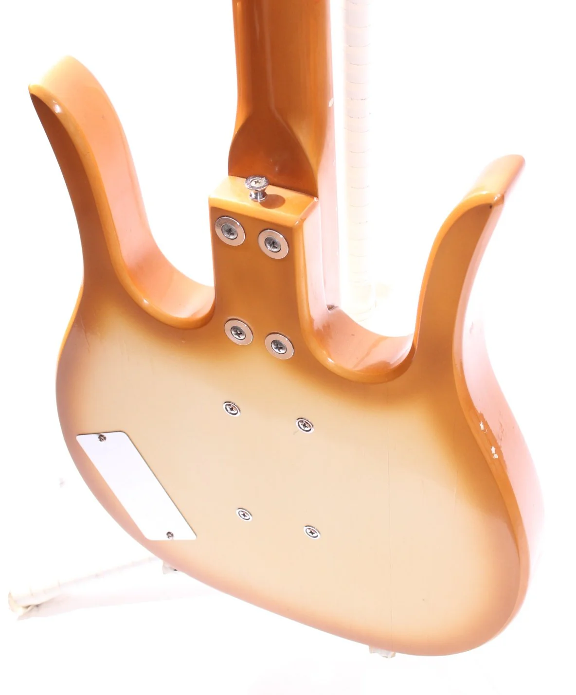 1960s Dynelectron Longhorn Bass copper burst - Image 8