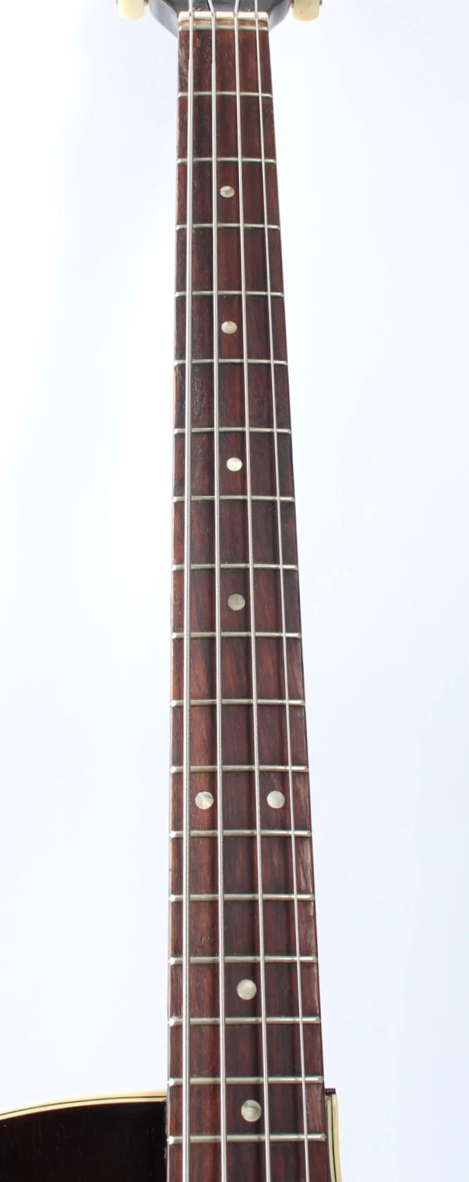 1960s Höfner President Bass 500/5 red sunburst - Image 4