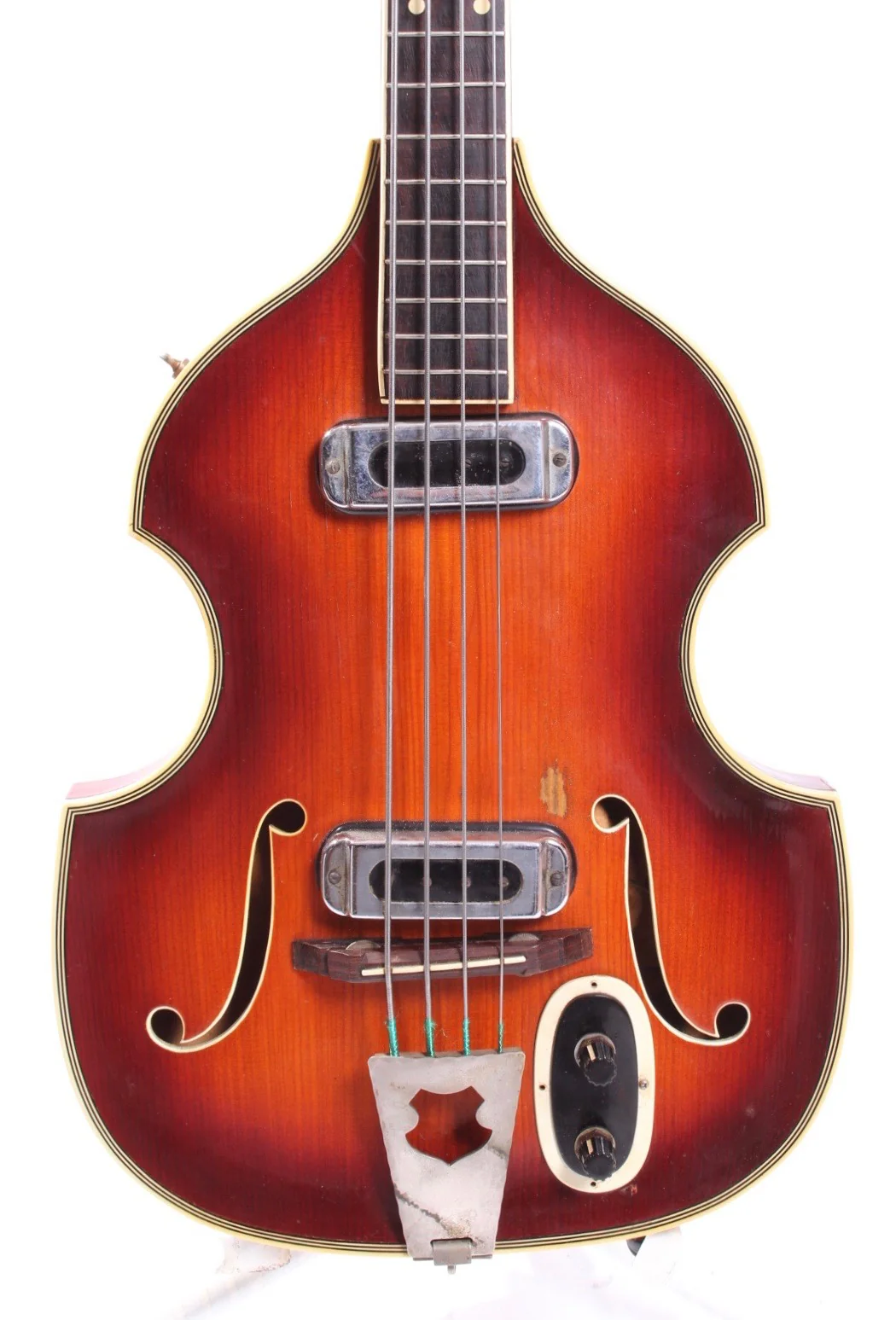 1960s Perlgold Violin Bass sunburst - Image 2