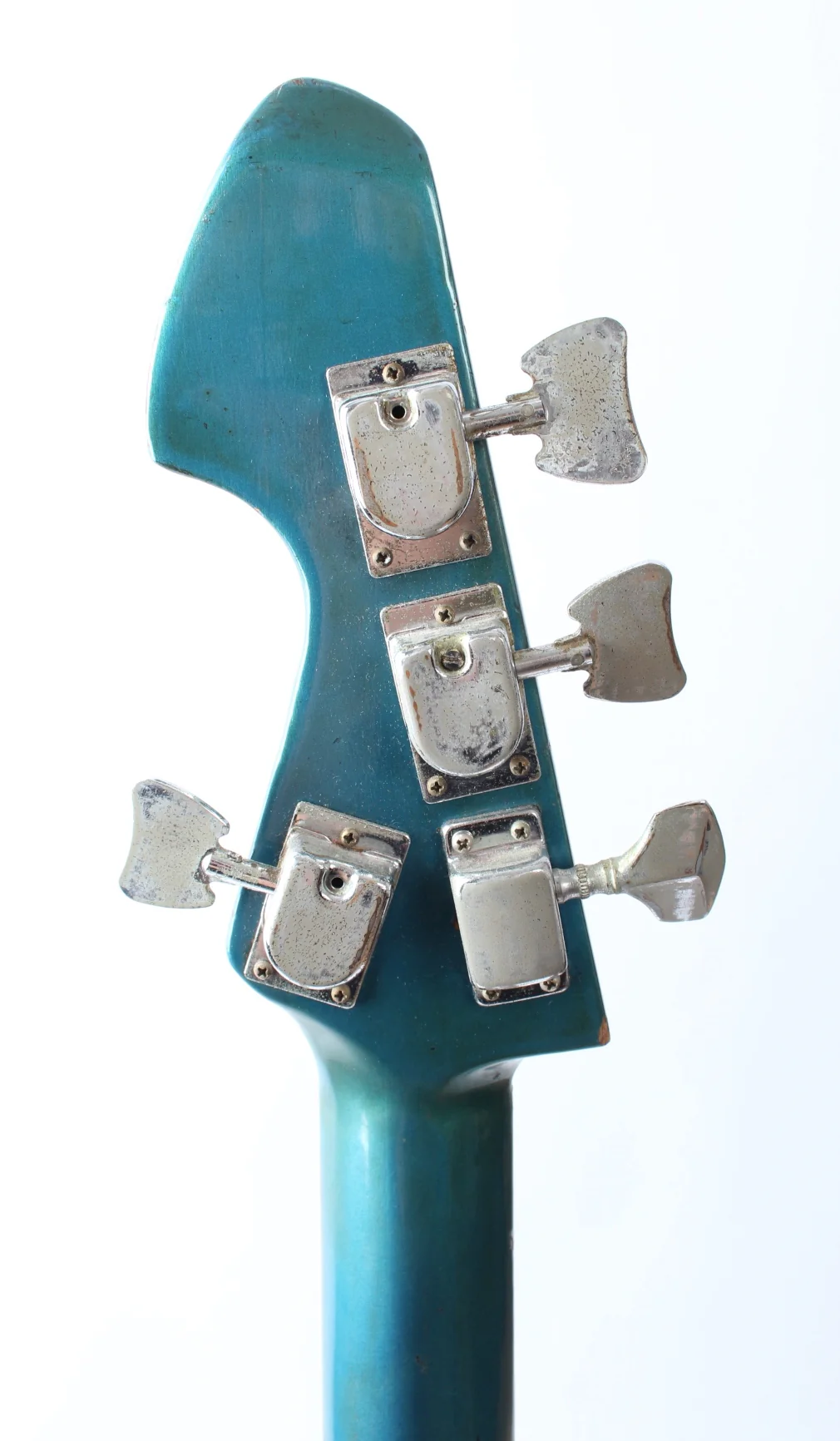 1960s Teisco BS-101 metallic blue - Image 11