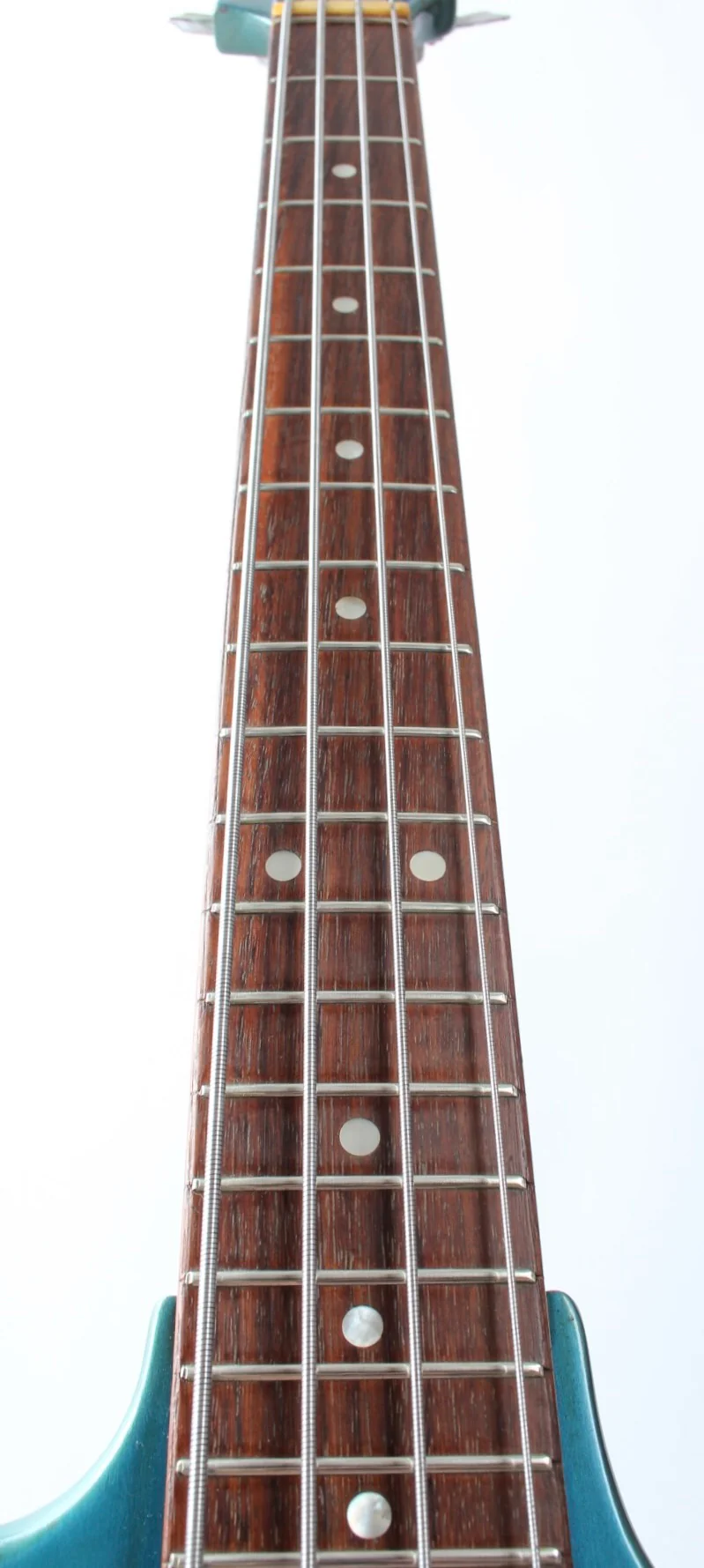 1960s Teisco BS-101 metallic blue - Image 4