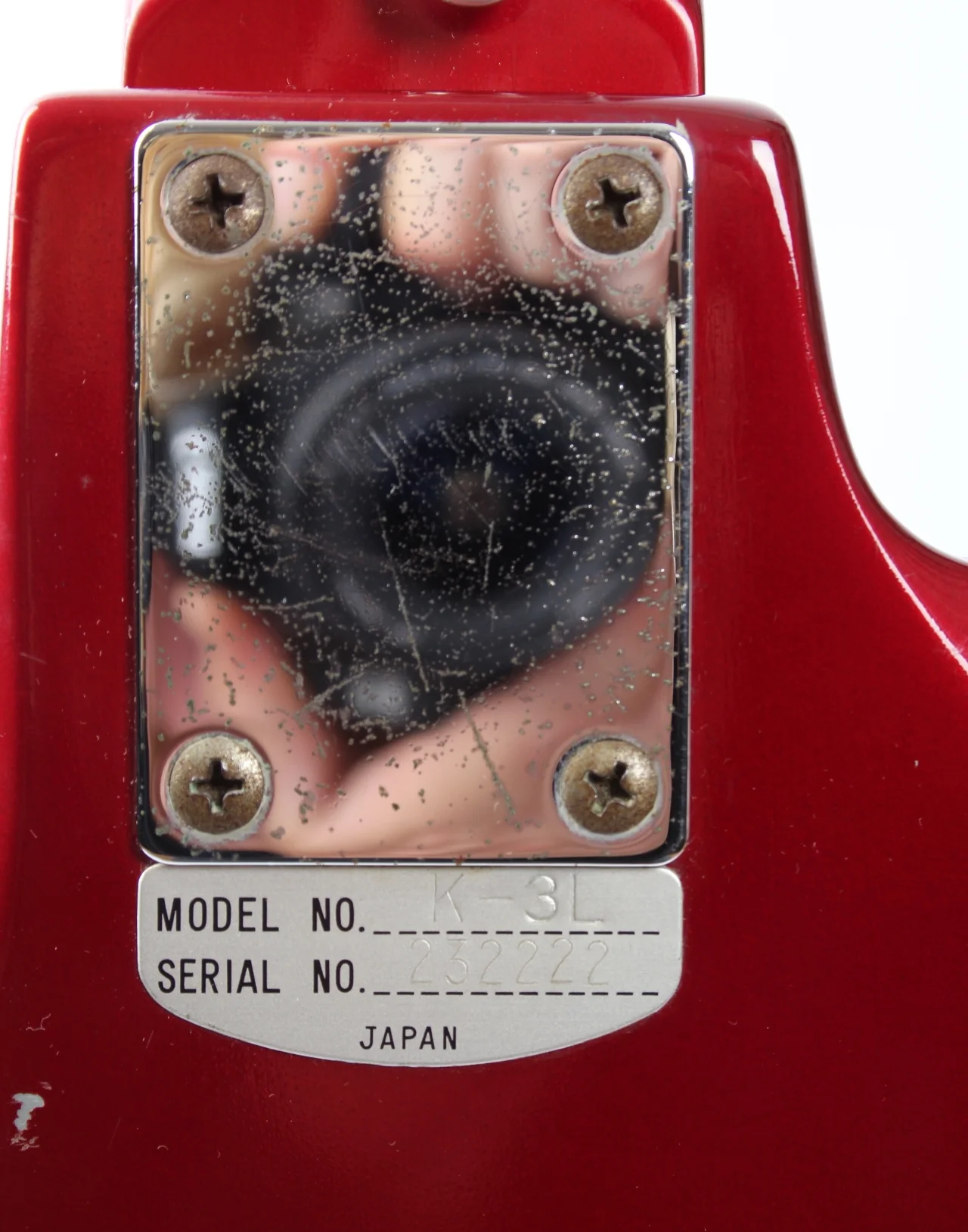 1960s Teisco K-3L candy apple red - Image 9