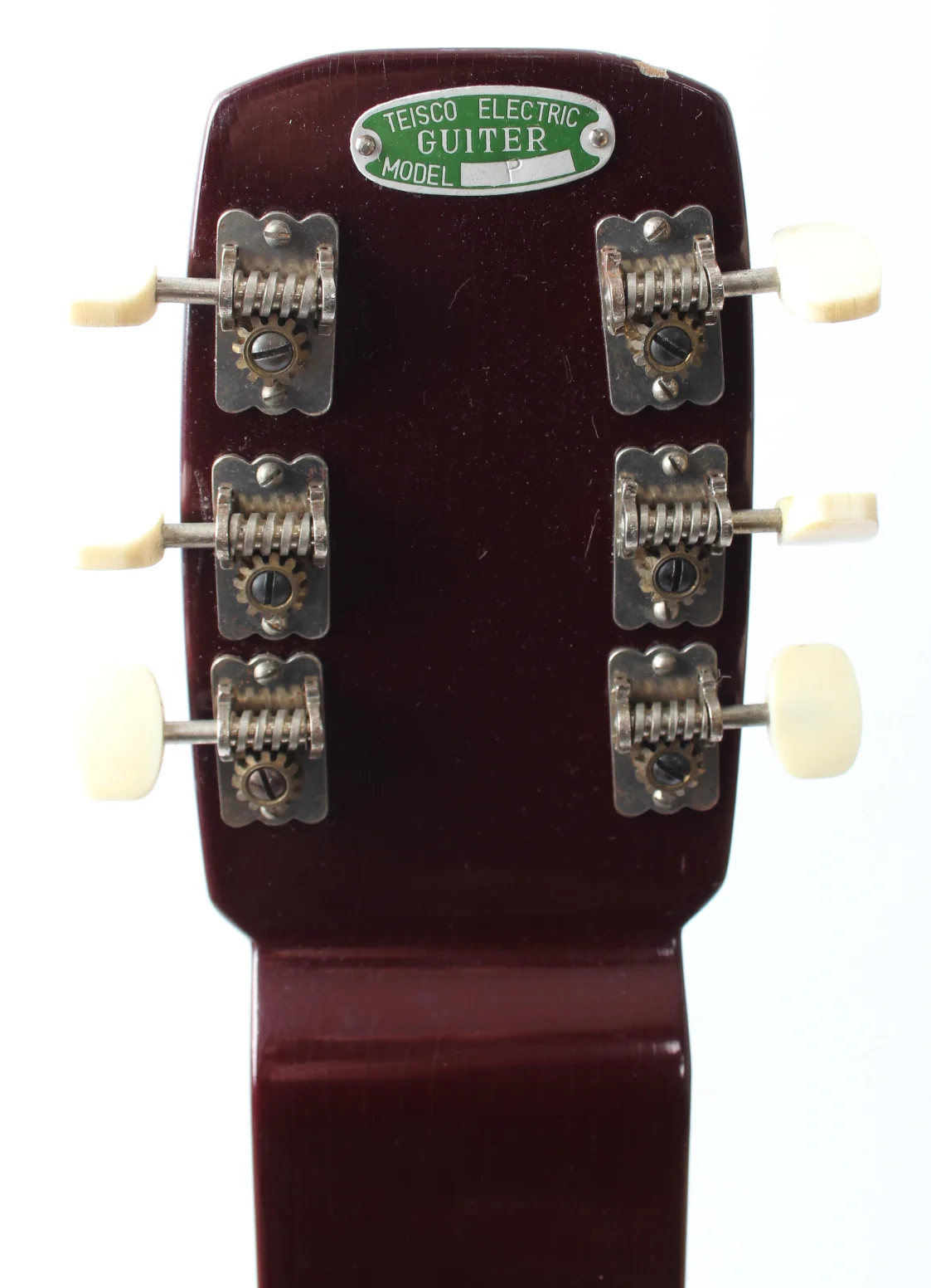 1960s Teisco Lap Steel Model P wine red - Image 10