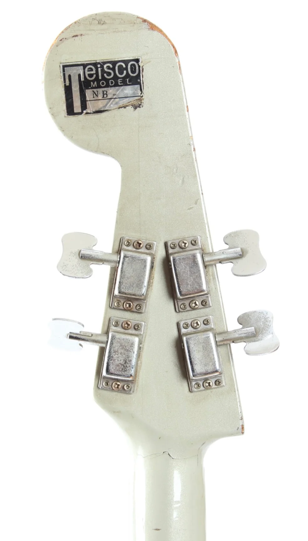 1960s Teisco NB-4 EB-200 Bass platinum grey - Image 10