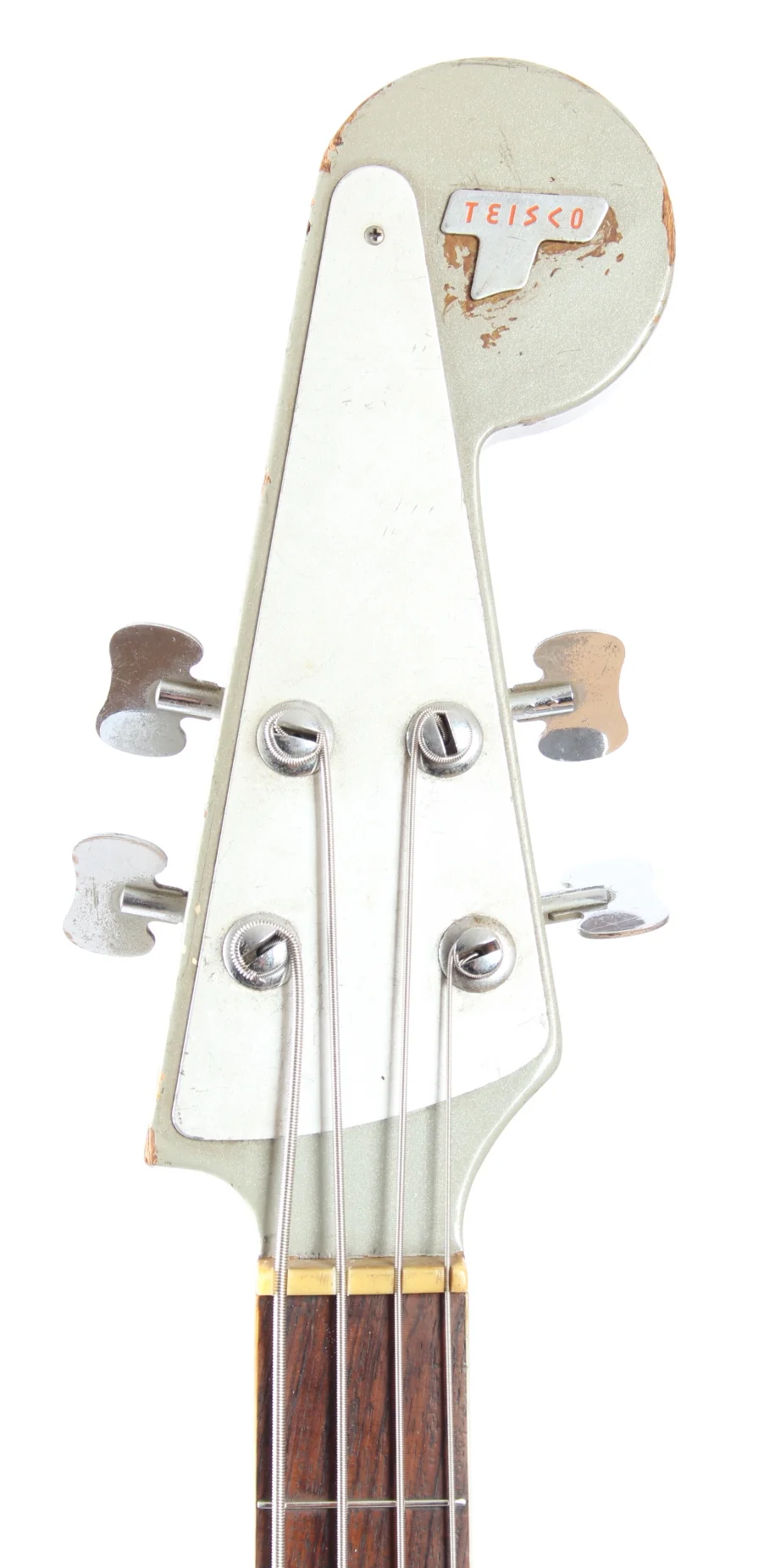 1960s Teisco NB-4 EB-200 Bass platinum grey - Image 5
