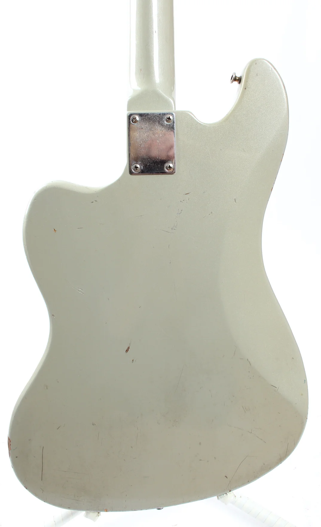 1960s Teisco NB-4 EB-200 Bass platinum grey - Image 7