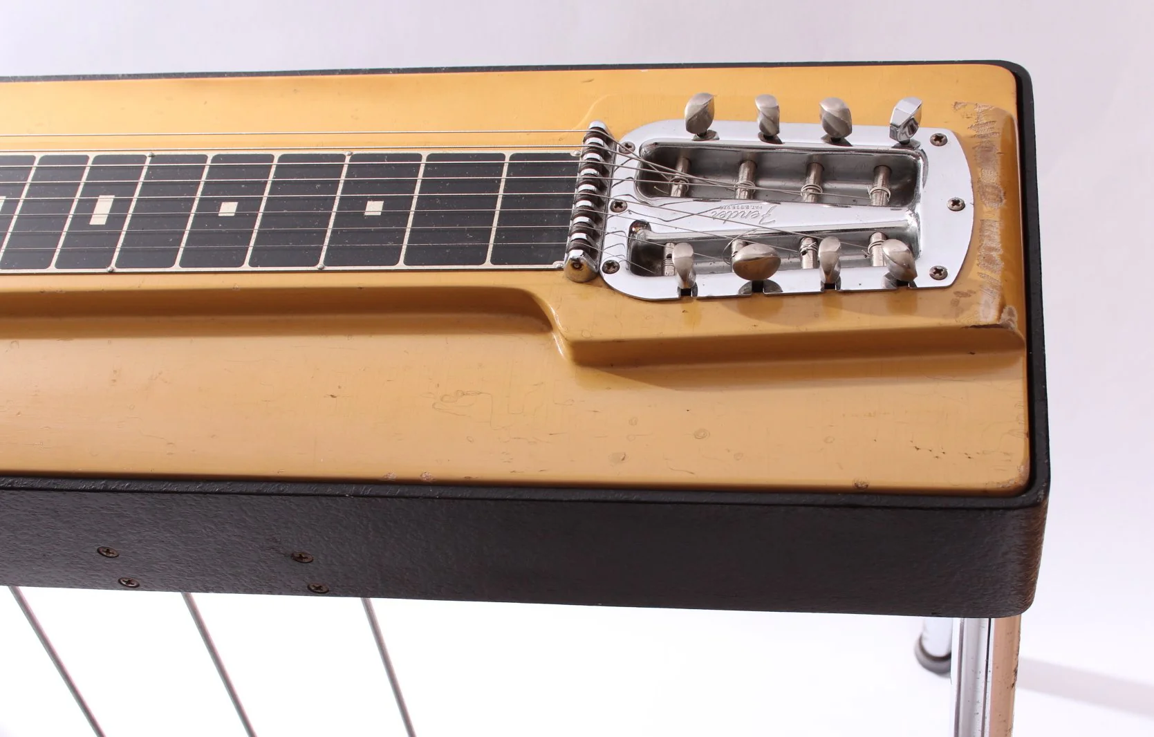 1961 Fender Model 400 Pedal Steel blond - Image 2