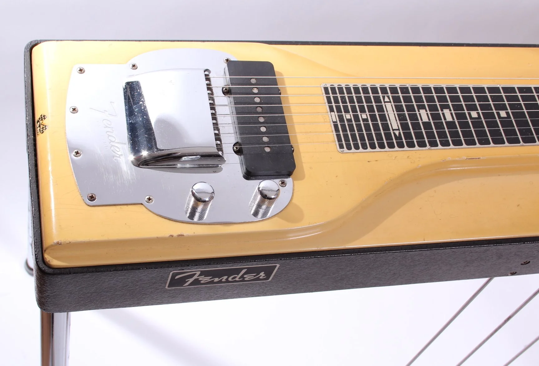 1961 Fender Model 400 Pedal Steel blond - Image 3