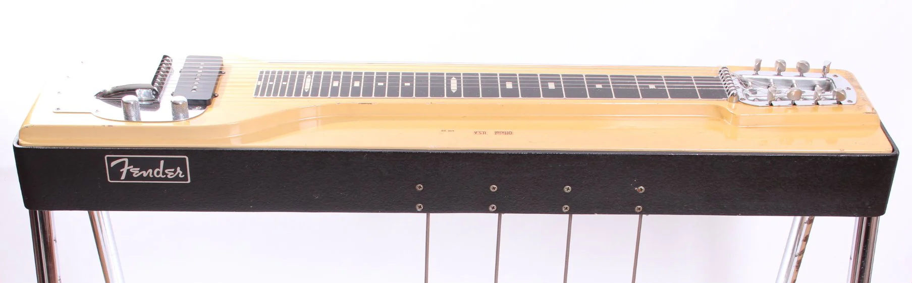 1961 Fender Model 400 Pedal Steel blond - Image 4