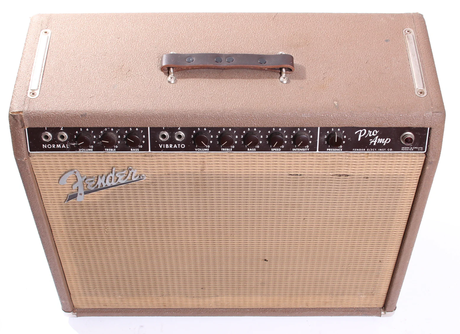 1962 Fender Pro Amp 6G5-A brownface - Image 2