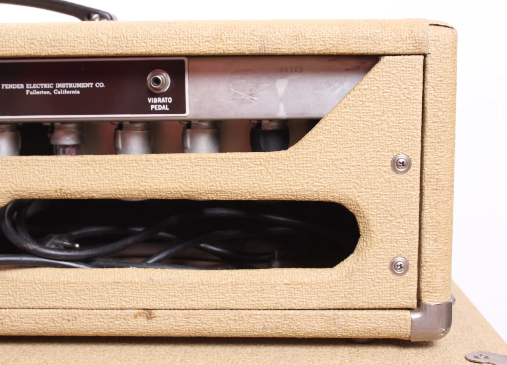 1962 Fender Showman 12 JBL 6G14 export blond oxblood - Image 13