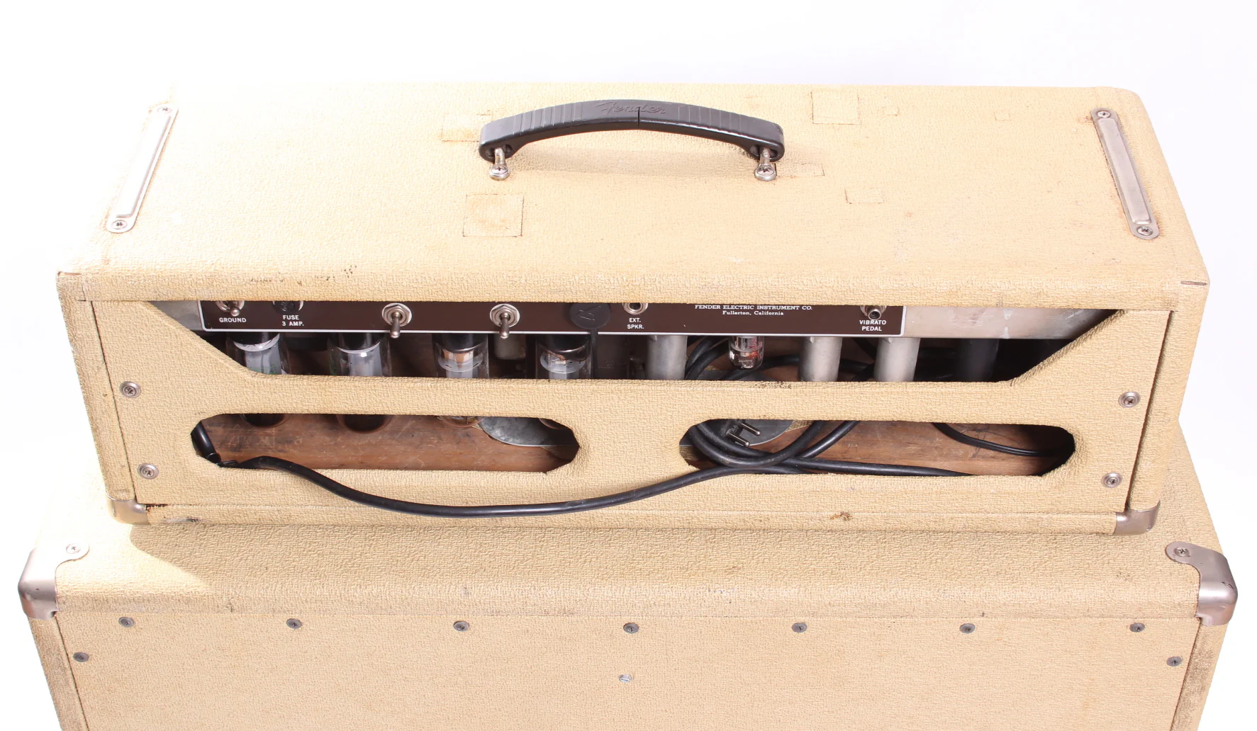 1962 Fender Showman 12 JBL 6G14 export blond oxblood - Image 16