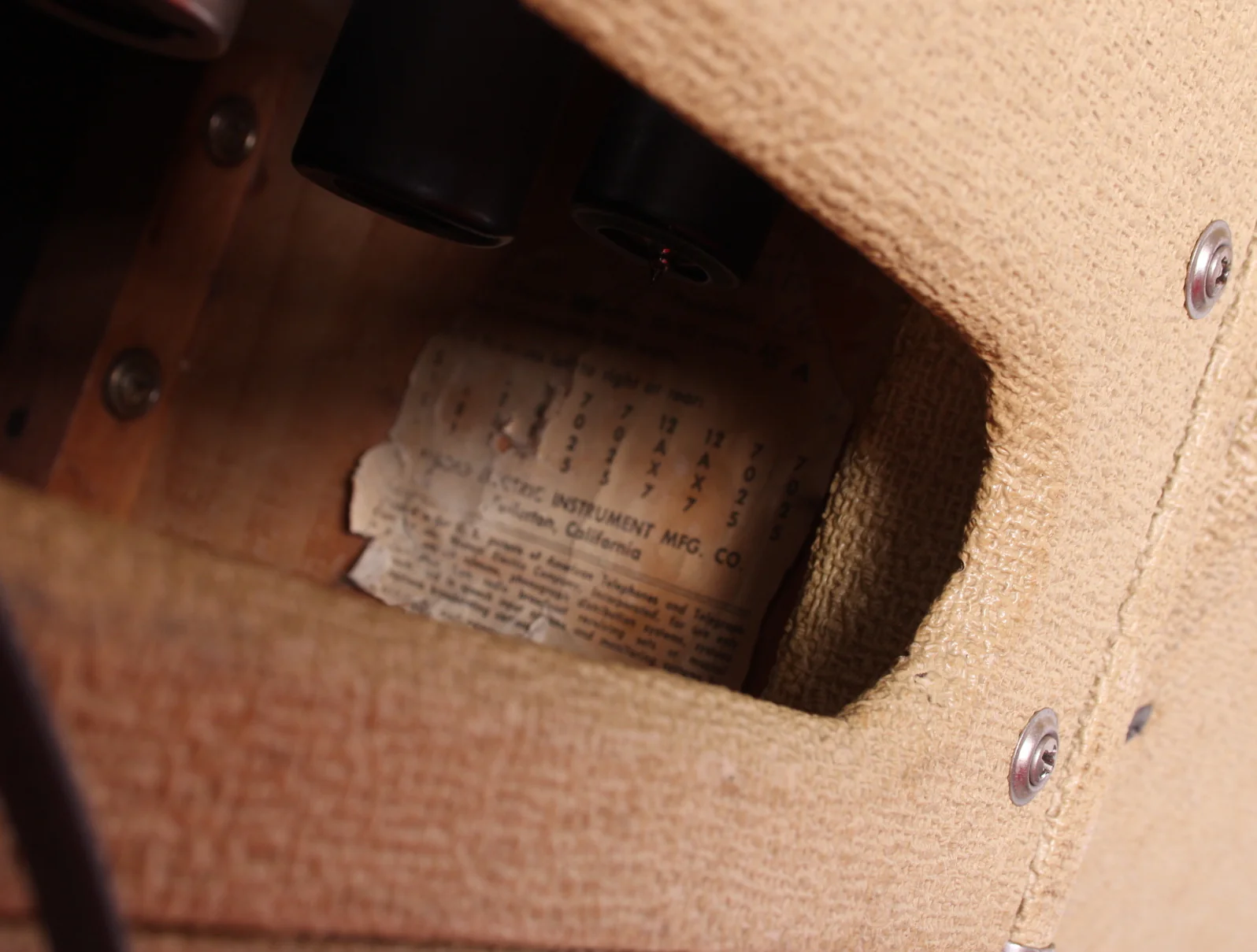 1962 Fender Showman 12 JBL 6G14 export blond oxblood - Image 20