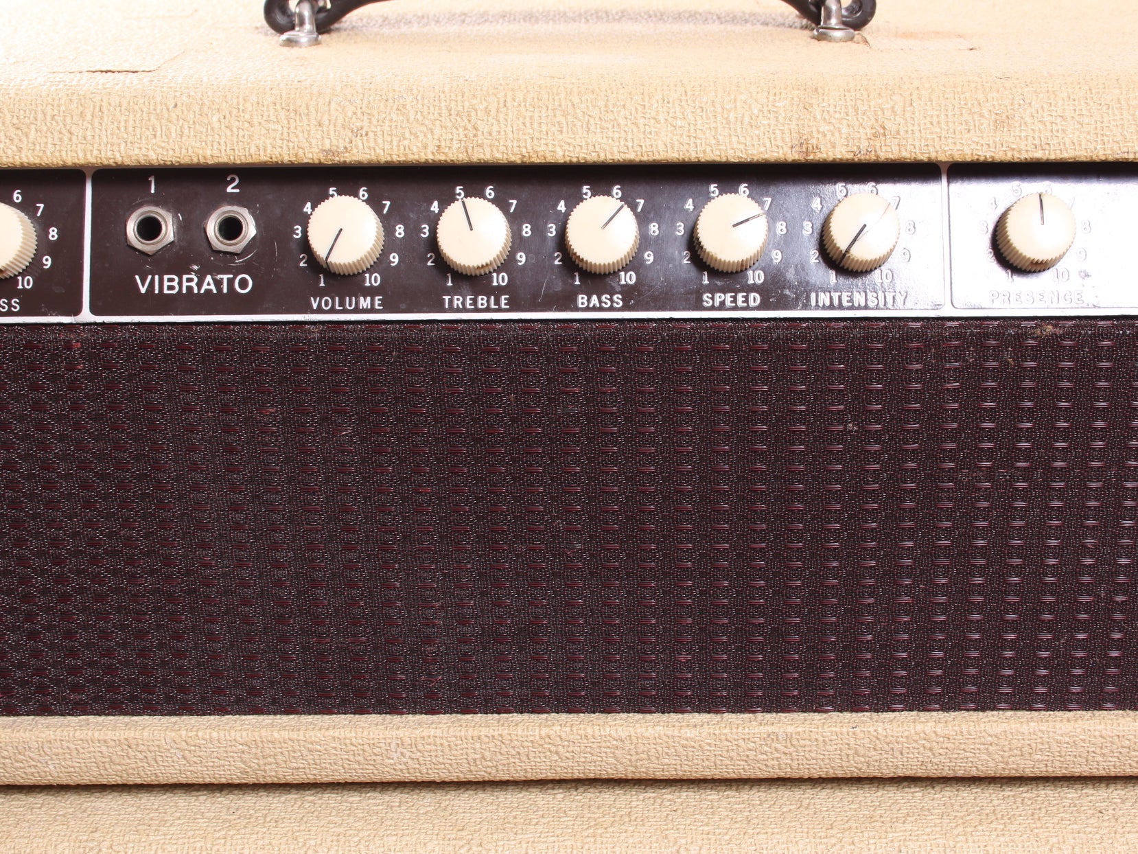 1962 Fender Showman 12 JBL 6G14 export blond oxblood - Image 5