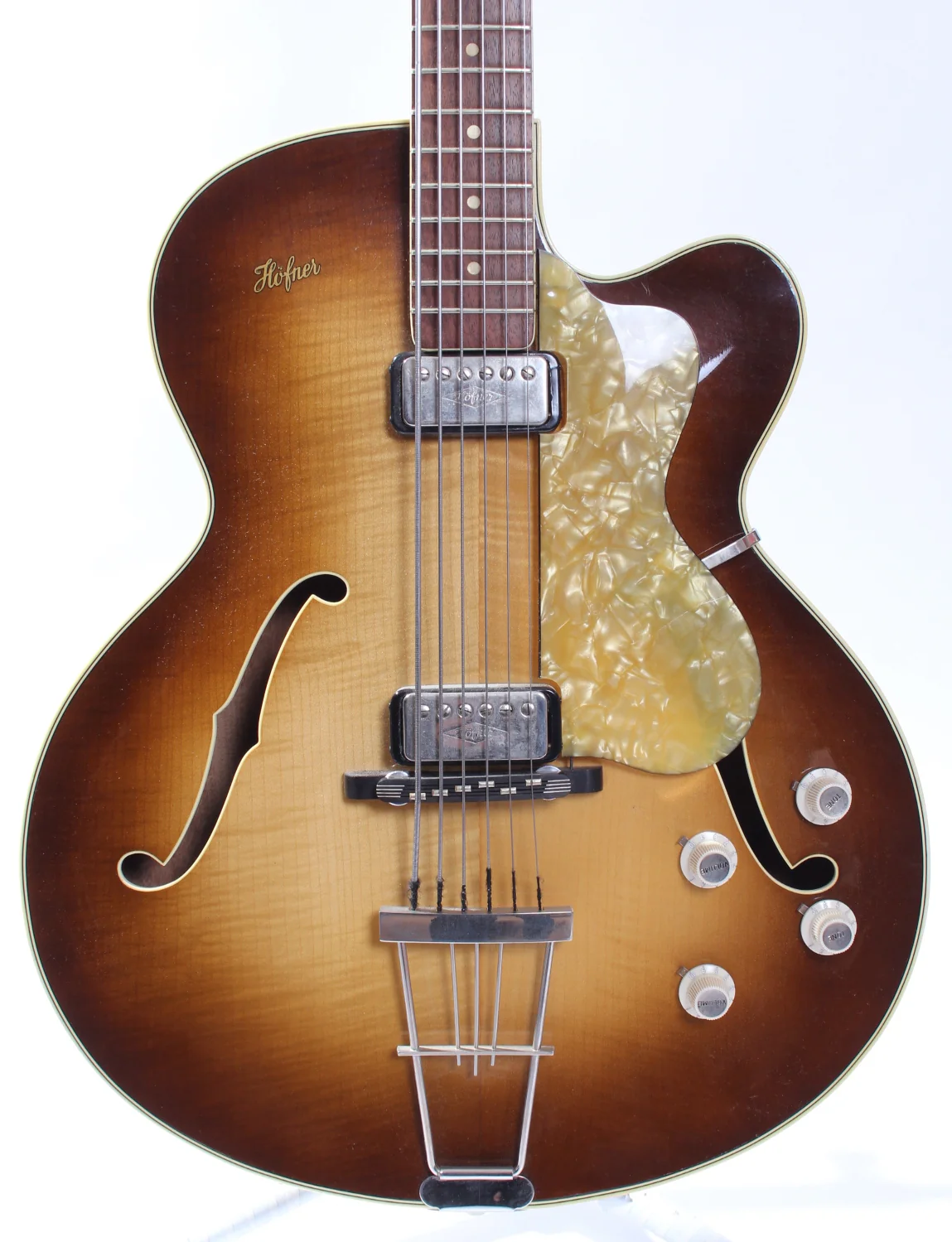 1962 Hofner 500/10 Six String Bass sunburst - Image 2