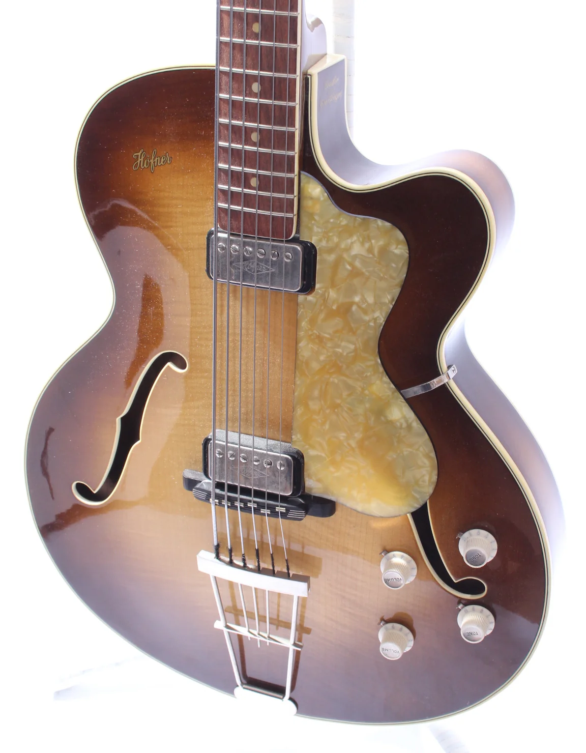 1962 Hofner 500/10 Six String Bass sunburst - Image 3