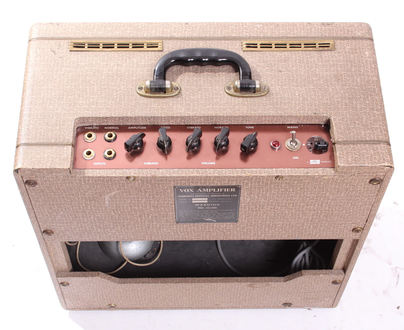 1962 Vox AC10 single 1x10" fawn - Image 3