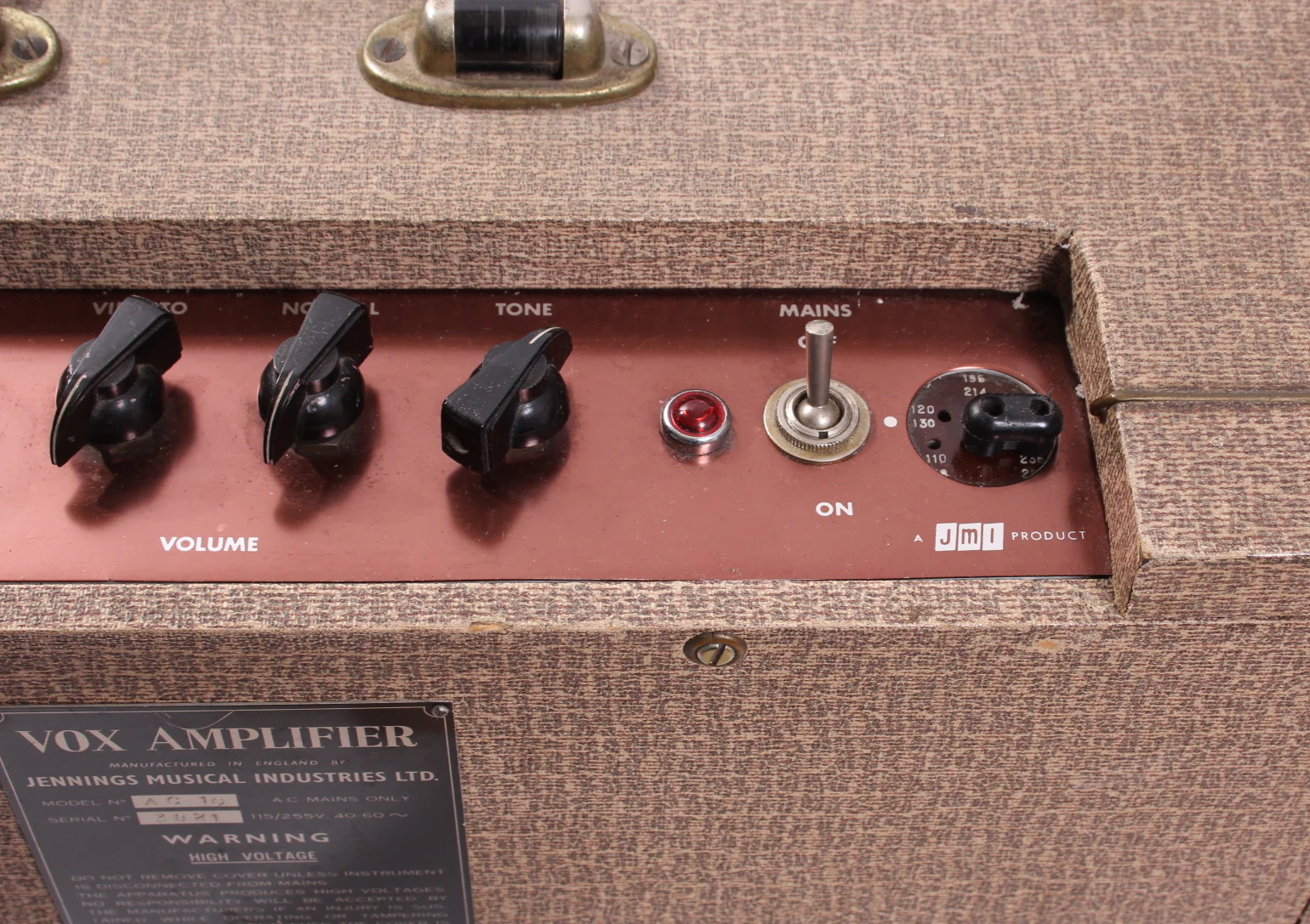 1962 Vox AC10 single 1x10" fawn - Image 5