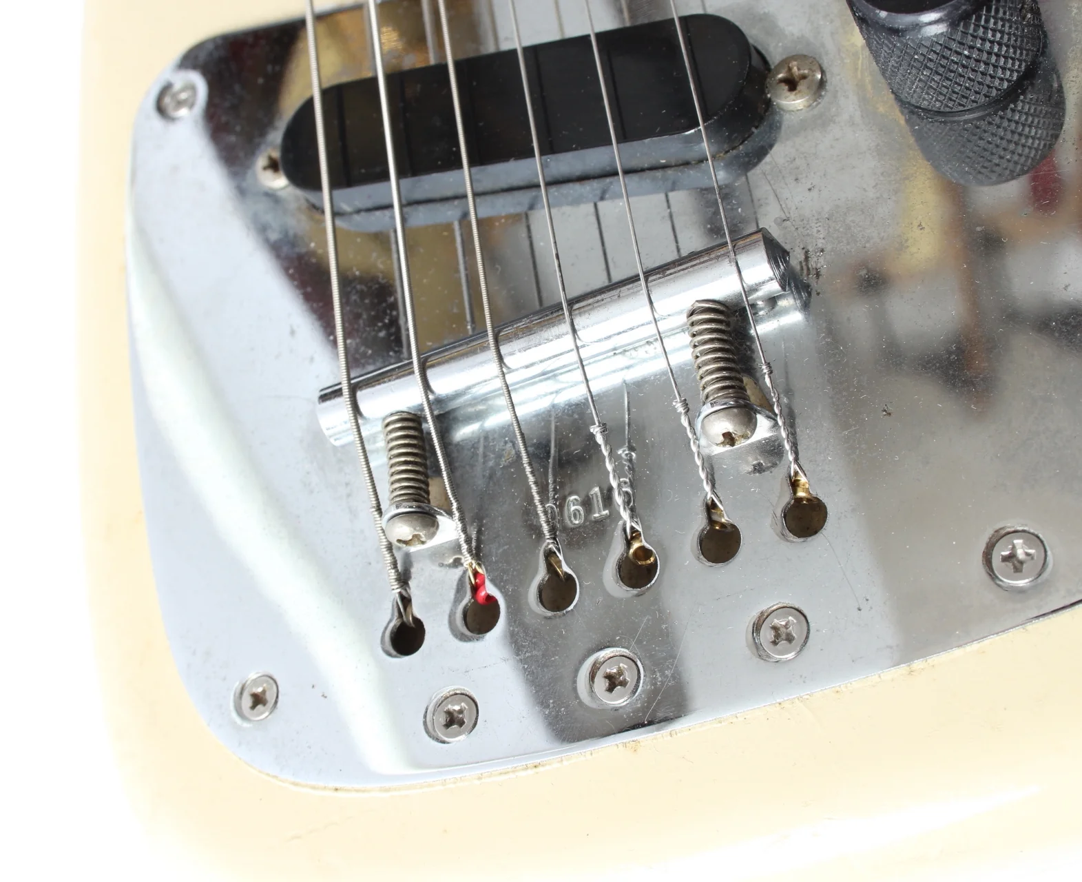 1963 Fender Champ lap steel olympic white - Image 11