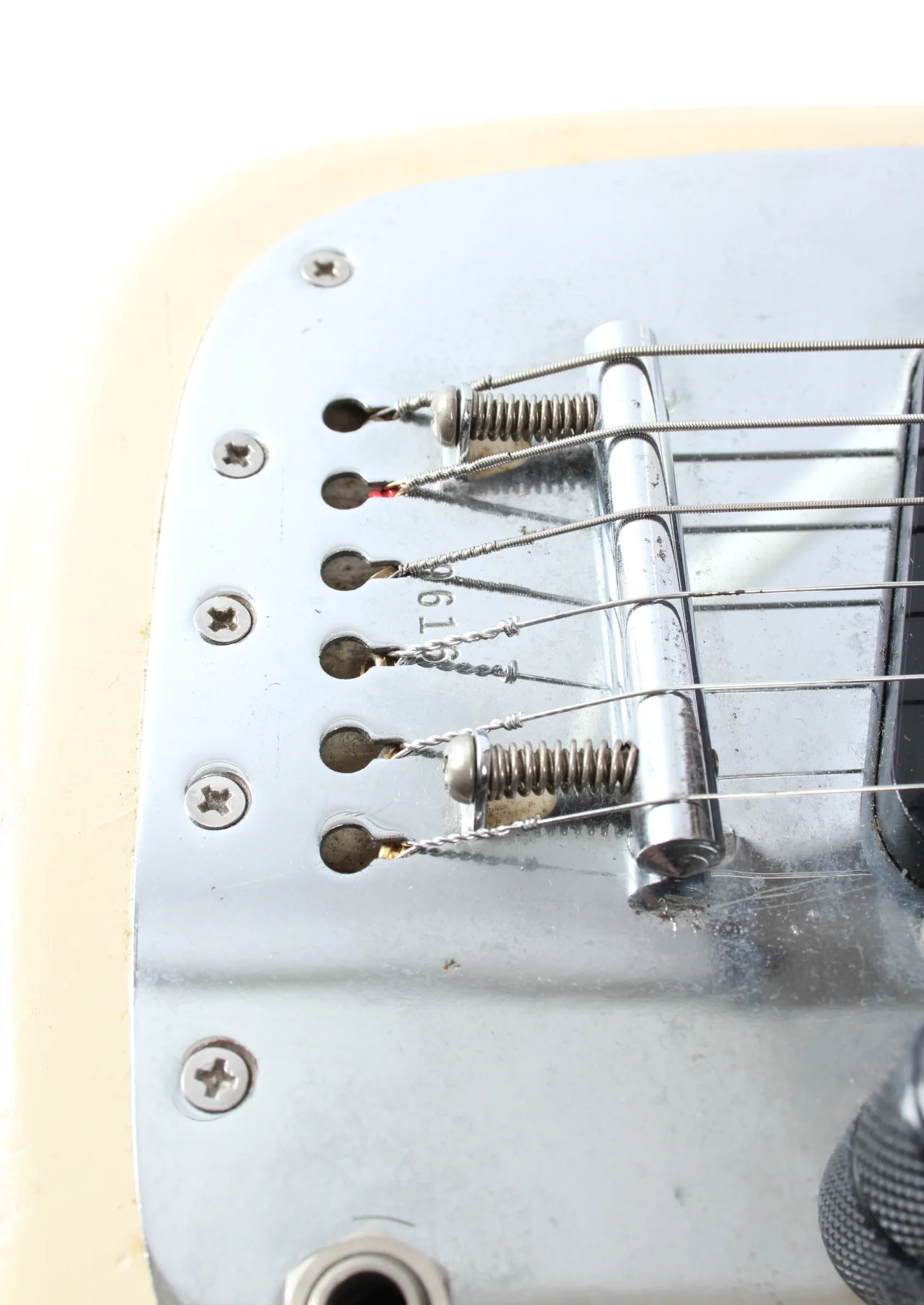 1963 Fender Champ lap steel olympic white - Image 12
