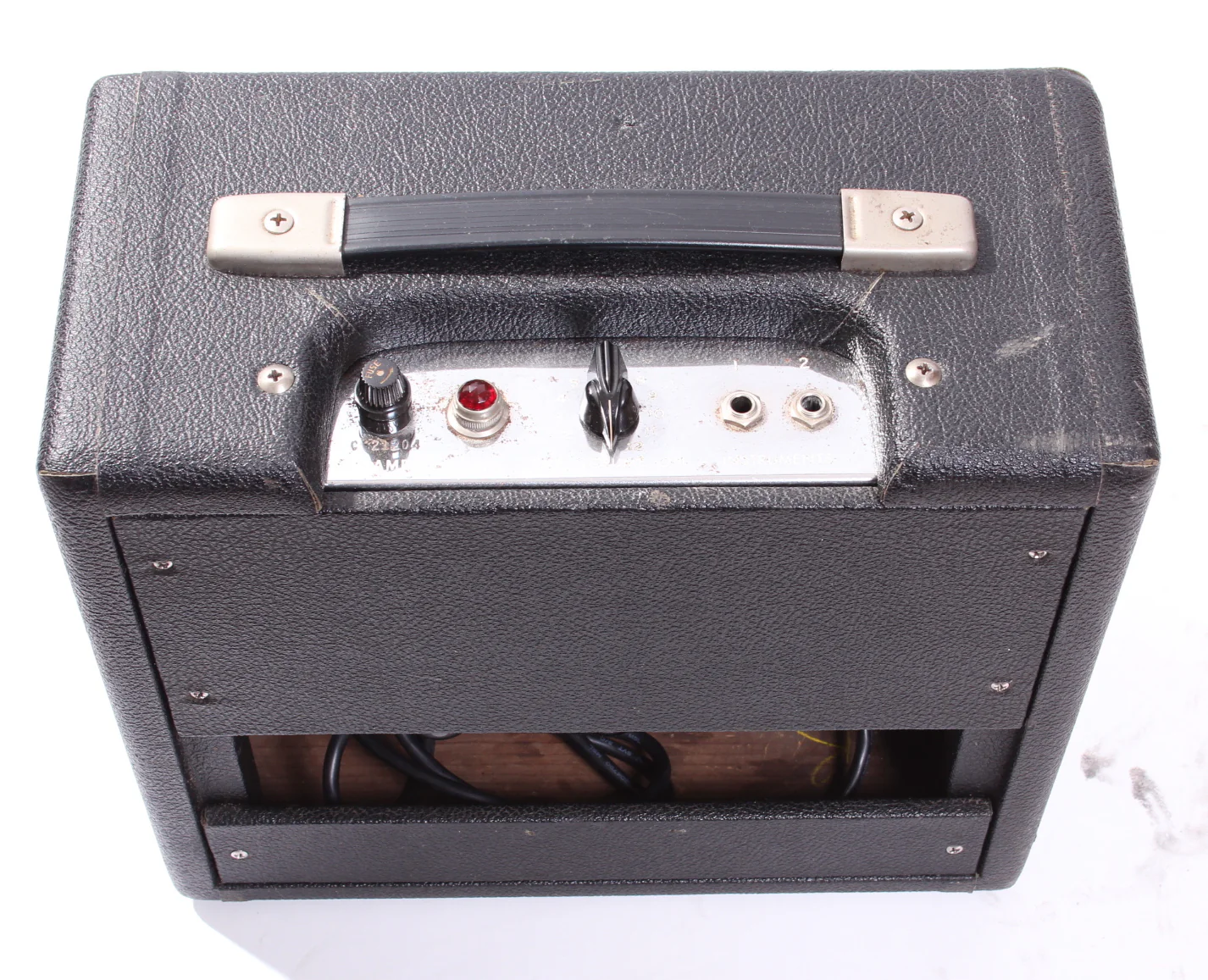 1964 Fender Champ 5F1 transitional black tolex - Image 3