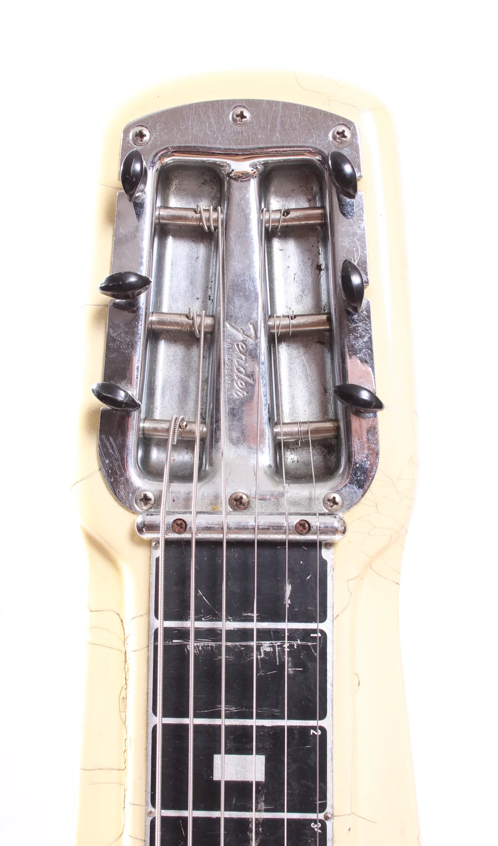 1965 Fender Champ Lap Steel olympic white - Image 4