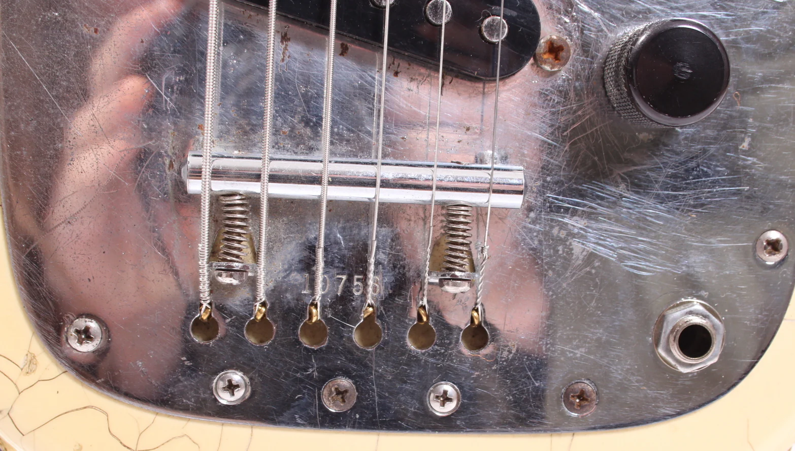 1965 Fender Champ Lap Steel olympic white - Image 5