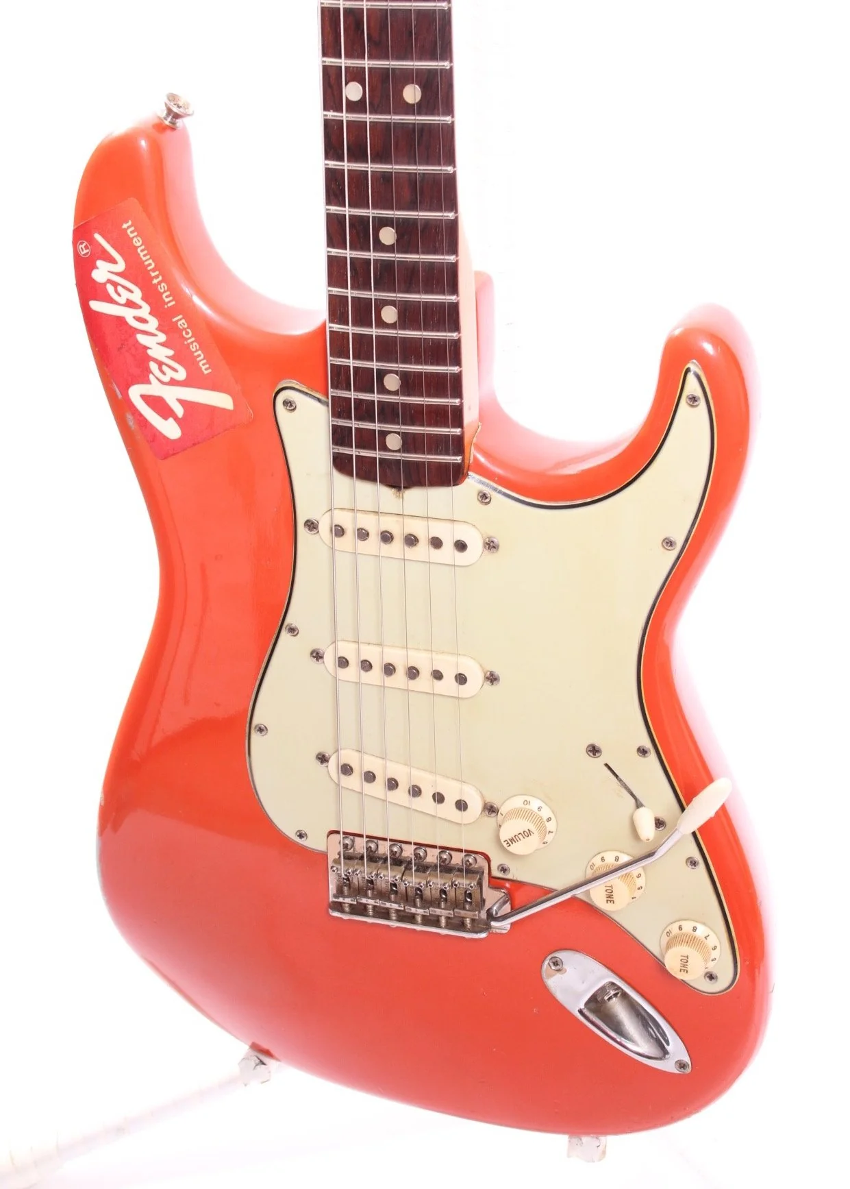 1965 Fender Stratocaster fiesta red - Image 3