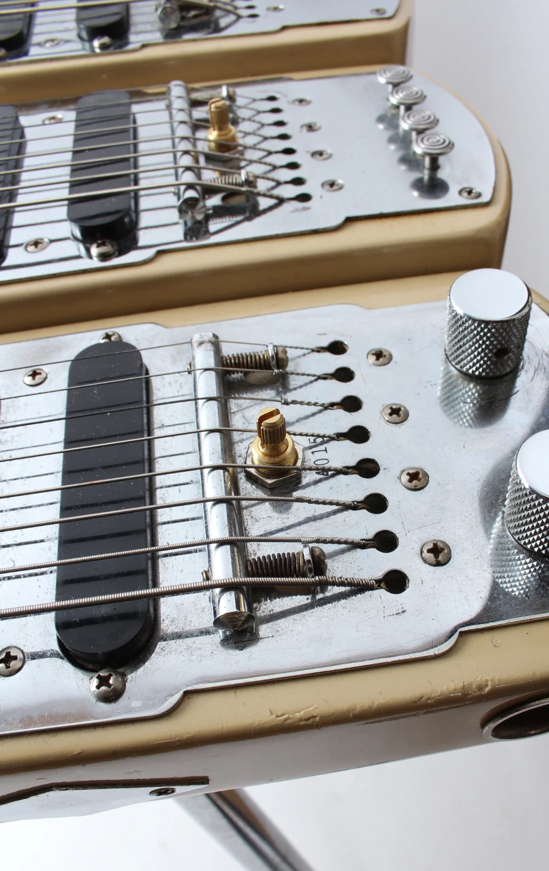 1965 Fender Stringmaster Q8 4-neck olympic white - Image 5