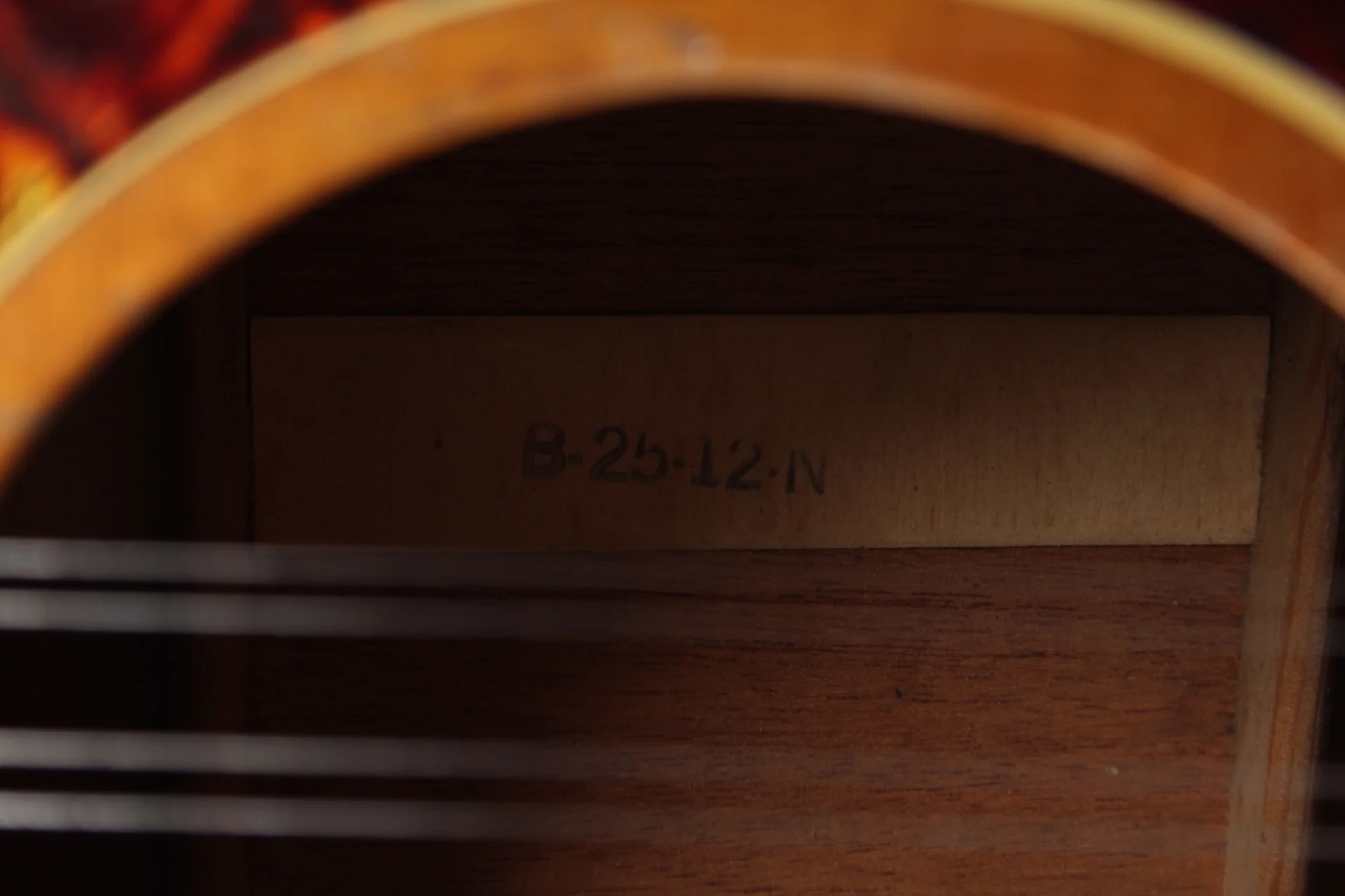 1965 Gibson B-25-12N natural - Image 11