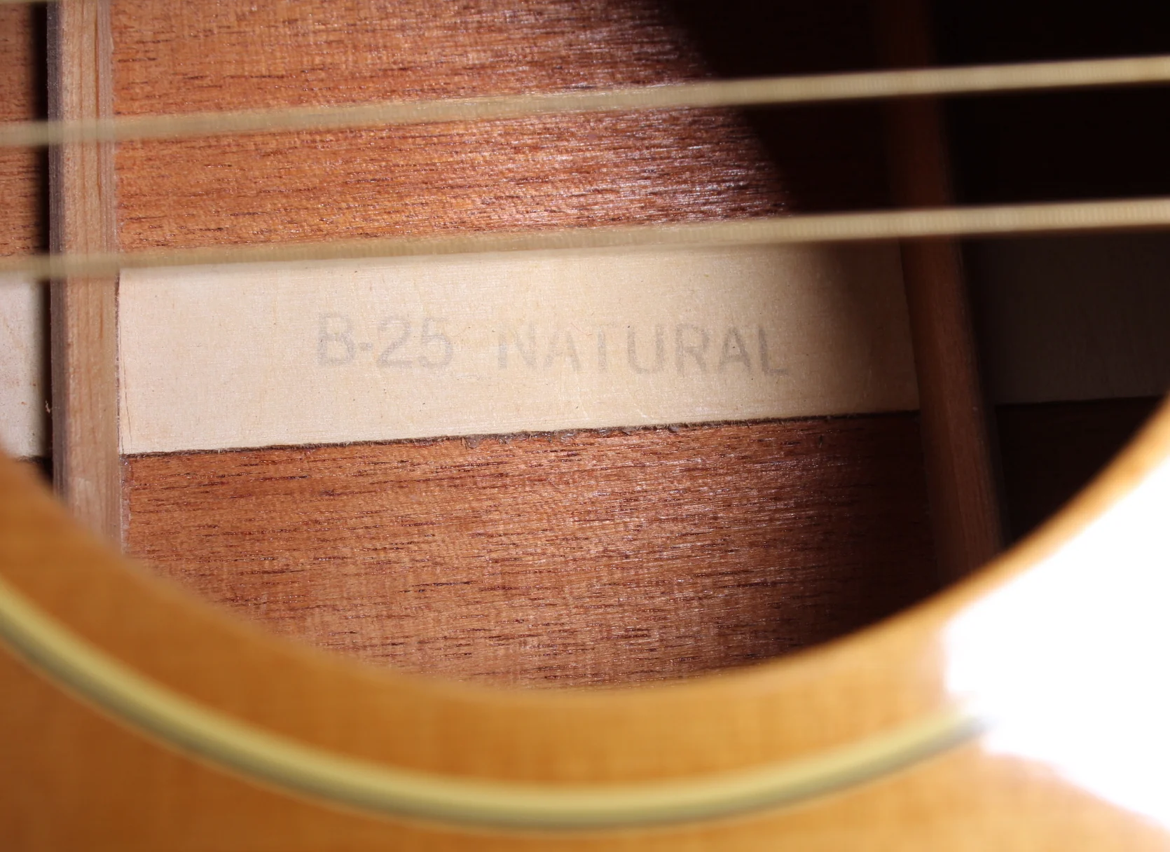 1965 Gibson B-25 natural - Image 11